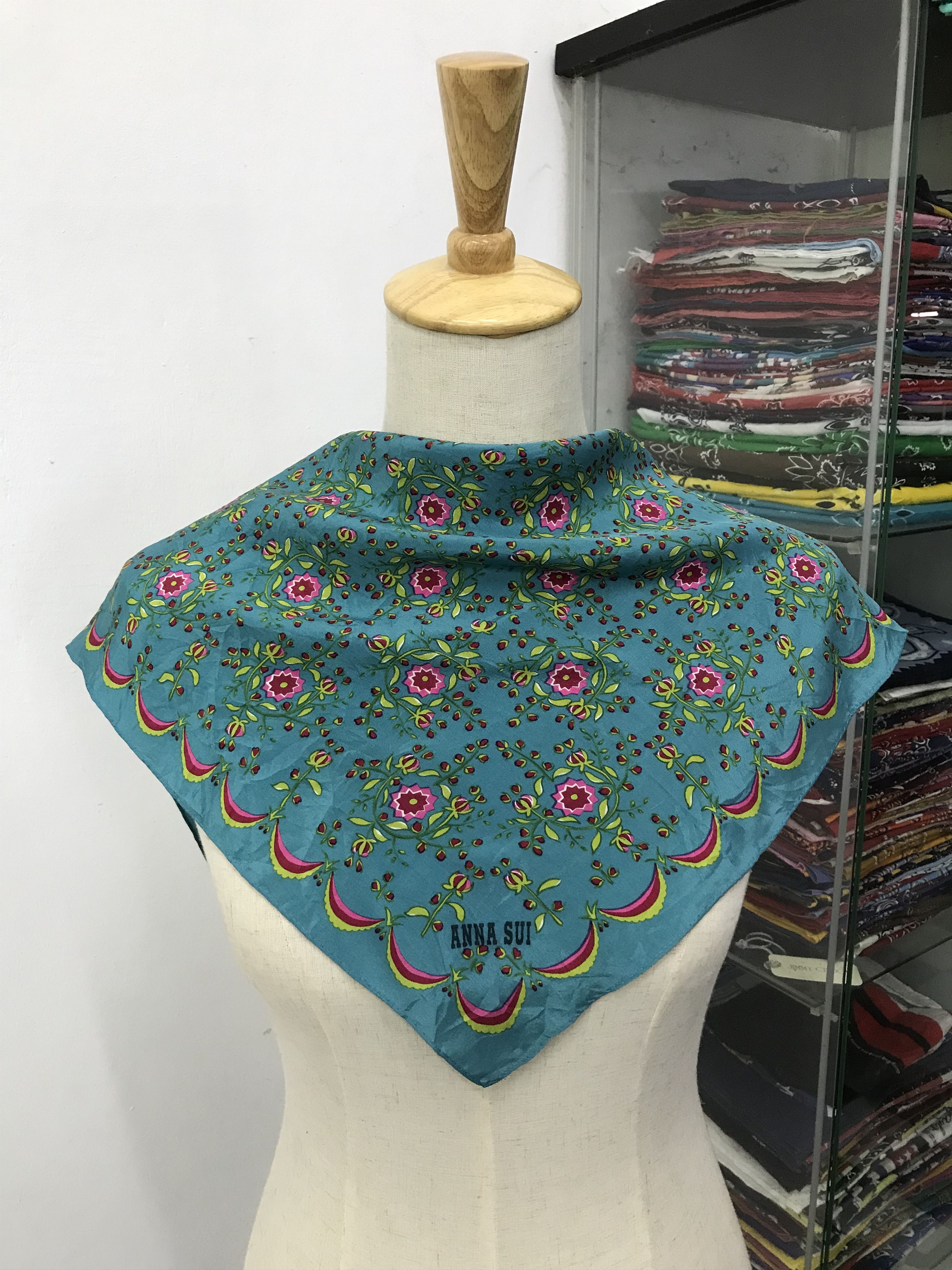 Anna Sui Anna Sui Bandana / Handkerchief / Neckerchief - S2451 Size ONE SIZE - 3 Thumbnail