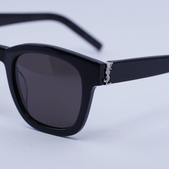 Saint Laurent Paris 🕶️ New Saint Laurent SLM124 001 Sunglasses - Black Frame Size ONE SIZE - 5 Thumbnail