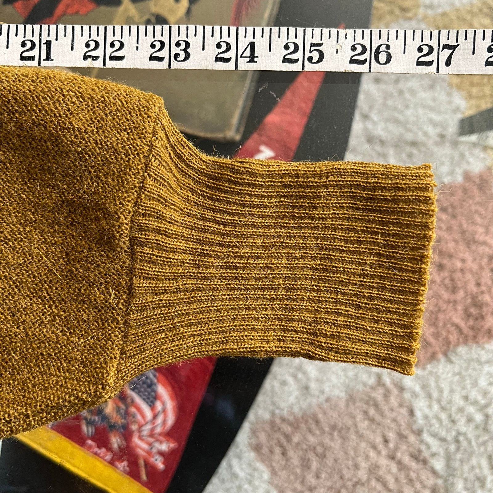Jantzen 1970s Prep Golf Cardigan | "Three Under" Mustard Knit | M Size US M / EU 48-50 / 2 - 14 Thumbnail