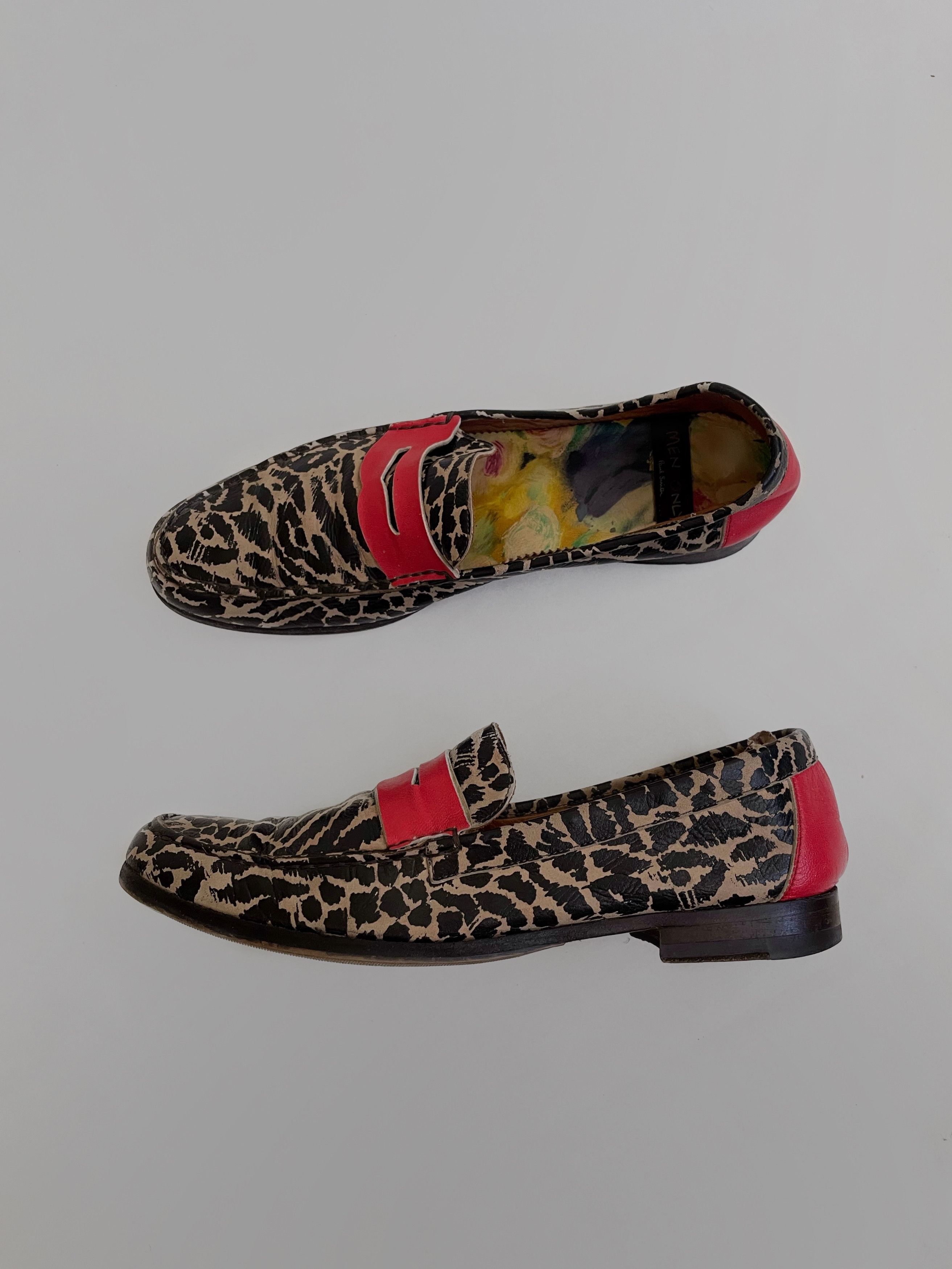 Paul Smith Paul Smith leather leopard print loafers Size US 7 / EU 40 - 1 Thumbnail