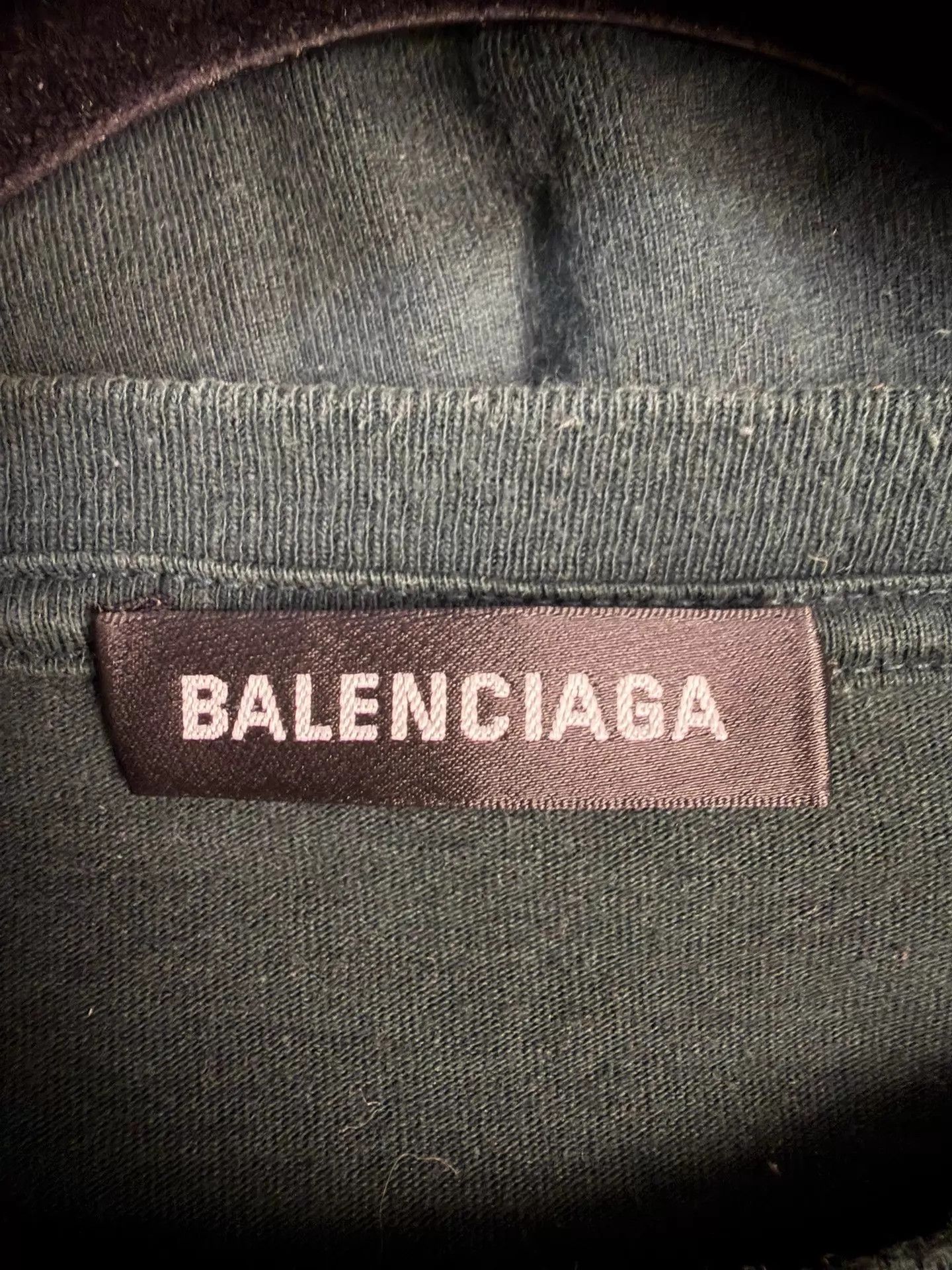 Balenciaga Balenciaga logo crewneck regular men's deep green S Size US S / EU 44-46 / 1 - 3 Thumbnail