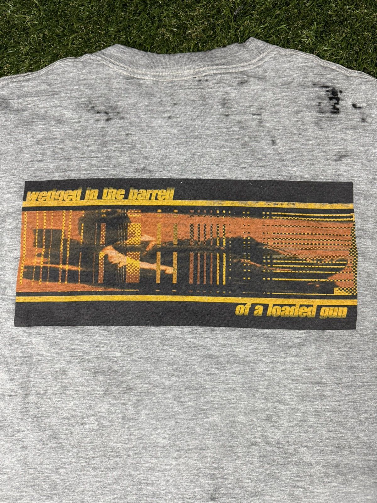 No Fear Vintage 90s No Fear Gun Distressed Essential Graphic Tee Size US L / EU 52-54 / 3 - 3 Thumbnail
