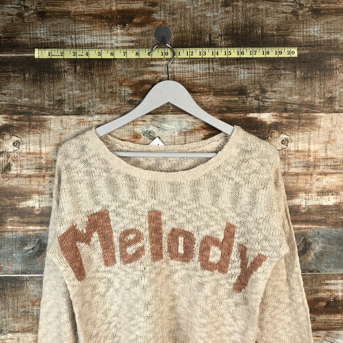 Homespun Knitwear Melody Mouth Vallery Brown Knitwear #A1366 Size M / US 6-8 / IT 42-44 - 5 Thumbnail