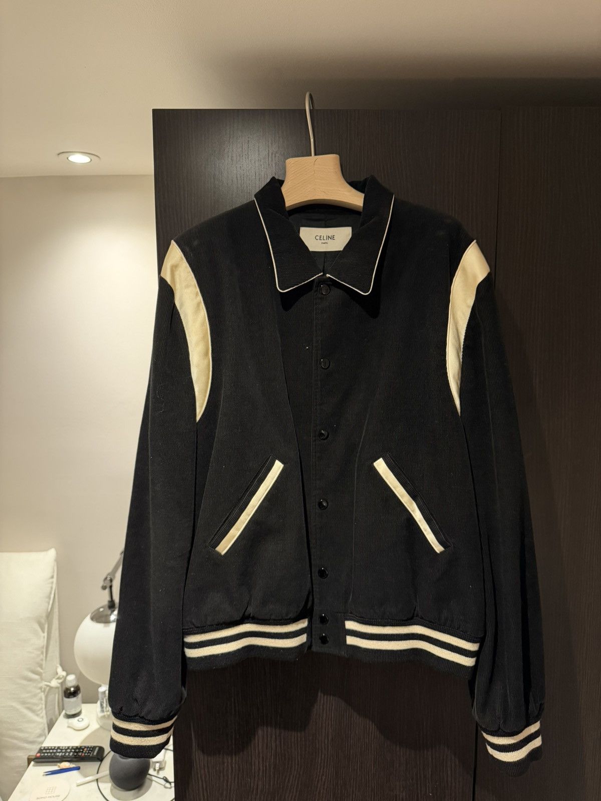 Celine Celine Teddy Jacket In Corduroy Size US XL / EU 56 / 4 - 1 Thumbnail