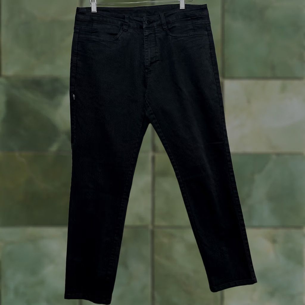 Vintage BYLT Jeans Mens 33 Black Tapered Stretch Denim Everyday Pant Shirt? Size US 33 - 1 Thumbnail
