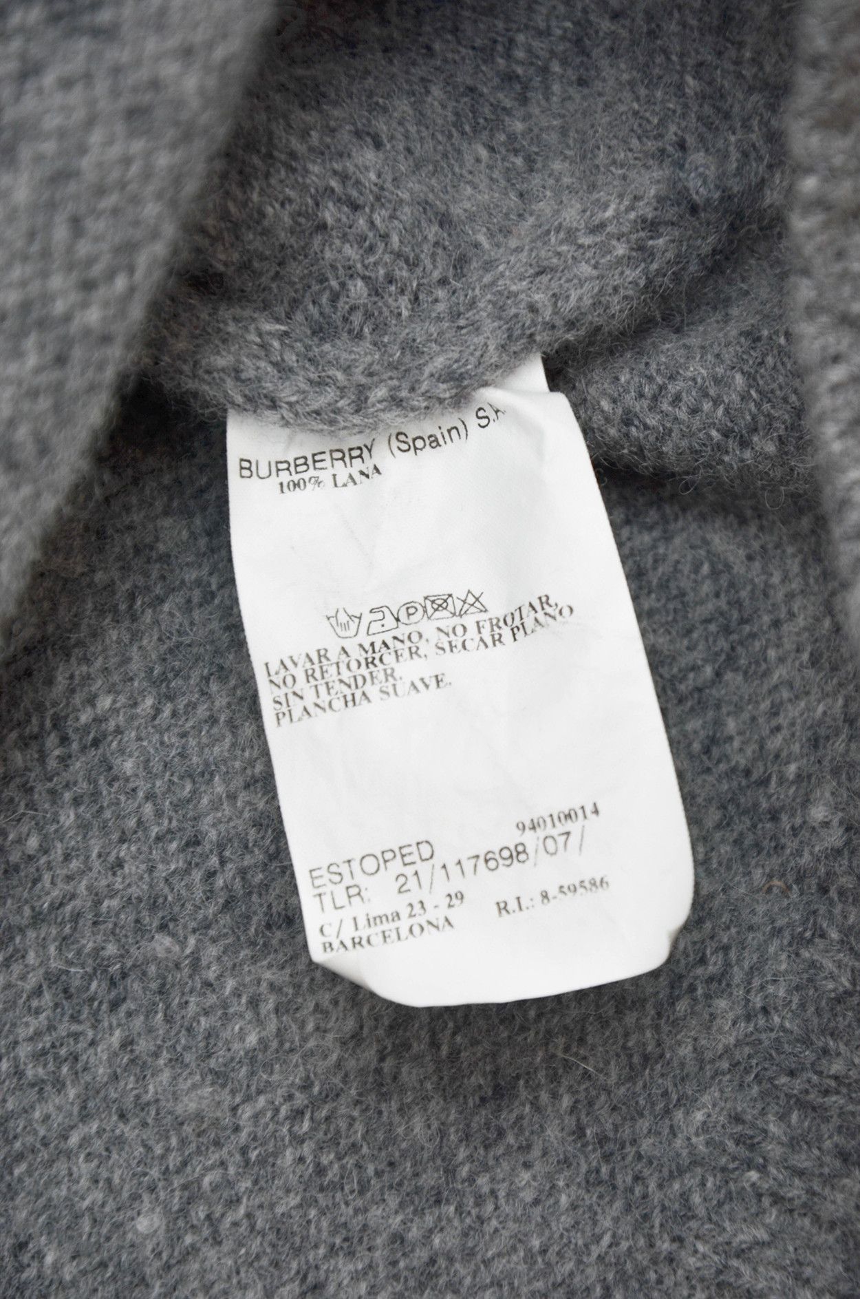 Burberry Burberry London Wool Fair Isle Half Zip Sweater Size 7 Size US L / EU 52-54 / 3 - 9 Thumbnail