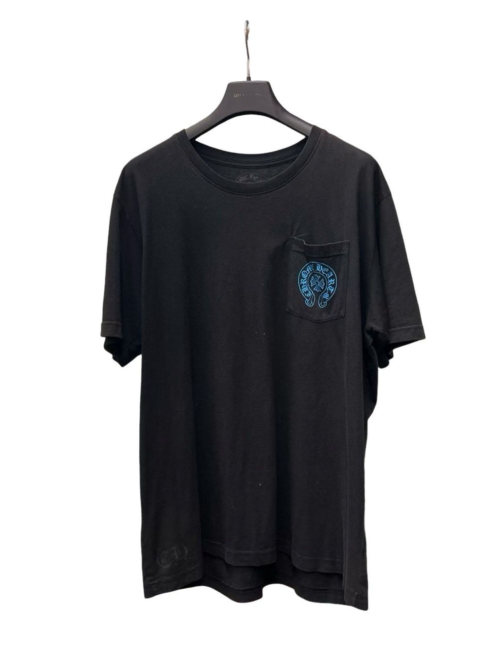 CHROME HEARTS ブルー クロス ポケット Tシャツ CHROME HEARTS 3 Blue