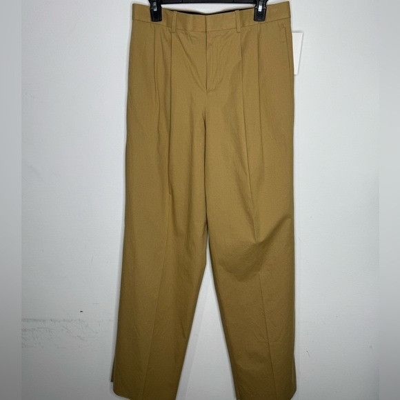 Celine Celine Pleated Trousers Cotton Canvas Beige Men’s IT 46/US 3 Size US 36 / EU 52 - 2 Thumbnail