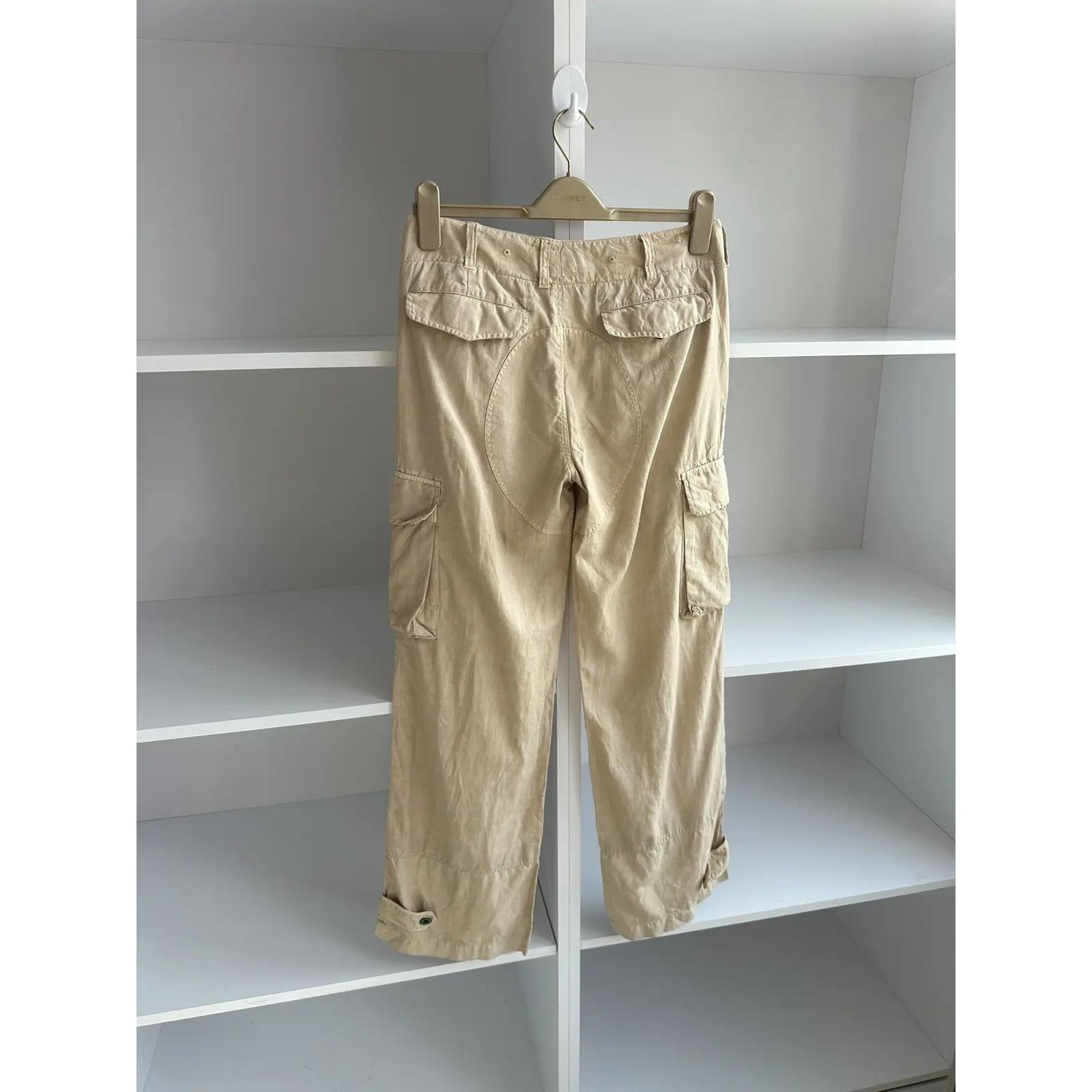 Polo Ralph Lauren VTG Polo Ralph Lauren Woman Linen Cargo Pants Size US 38 / EU 54 - 12 Thumbnail