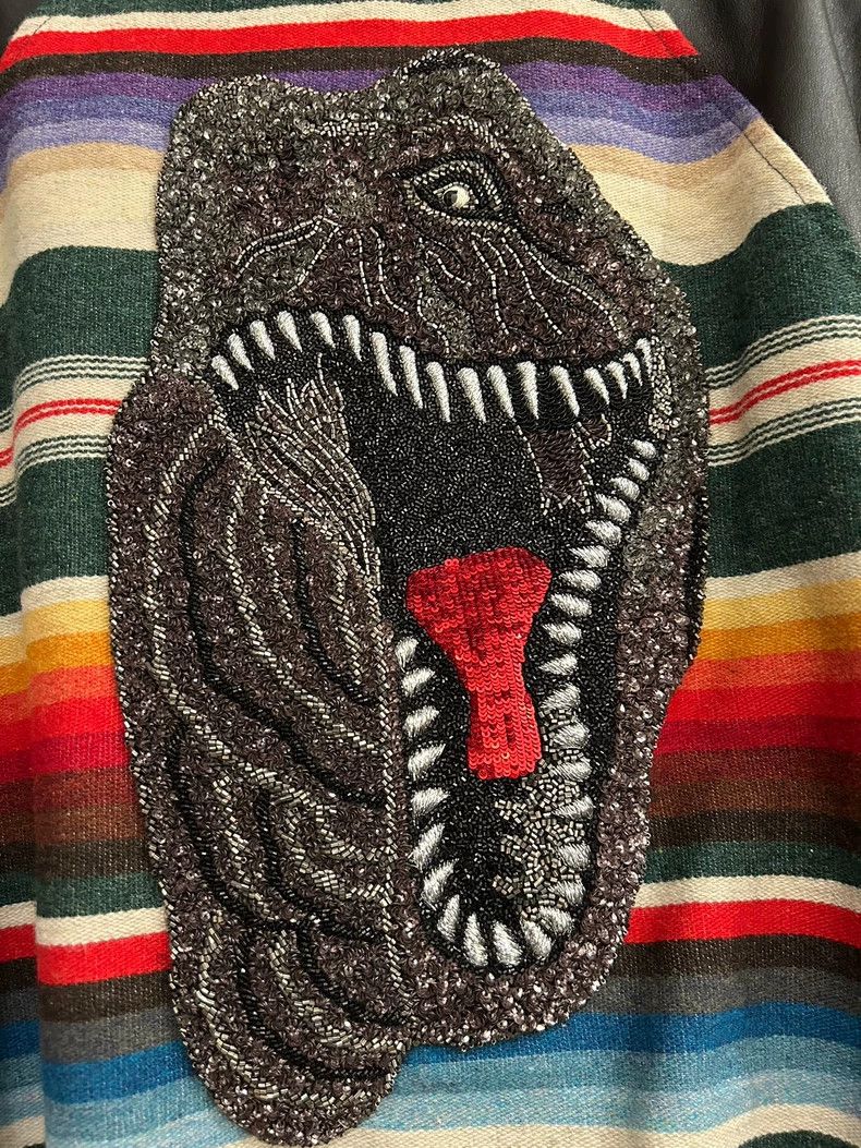 saint laurent paris16ss runway Tyrannosaurus Rex leather ja