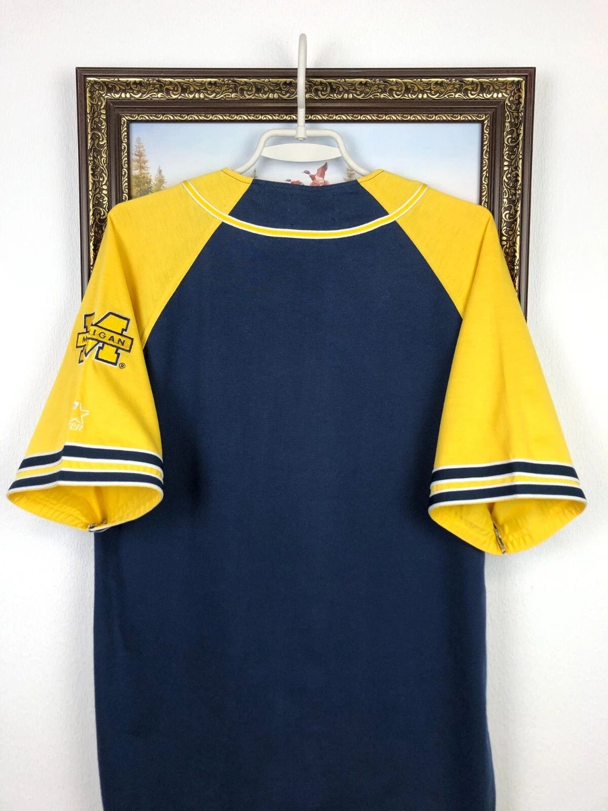 Starter Vintage Starter Michigan Wolverines NCAA Jersey Shirt Tee Size US M / EU 48-50 / 2 - 6 Thumbnail