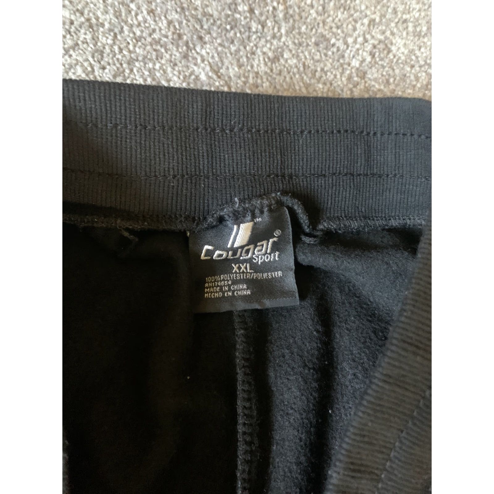 Cougar COUGAR SPORT Jogger Pants Gray 100% Polyester Drawstring Women's Small Bottoms Activewear Pants Womens Size 28" / US 6 / IT 42 - 4 Thumbnail