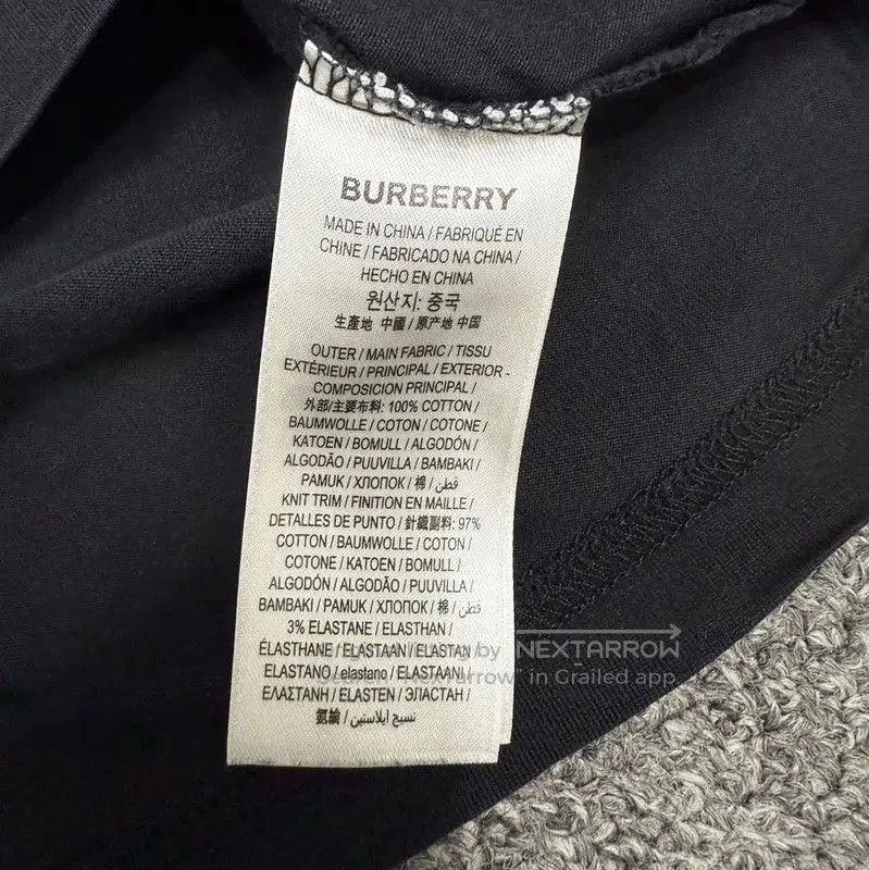 Burberry Burberry Black Cotton Men's T. Size US M / EU 48-50 / 2 - 4 Thumbnail