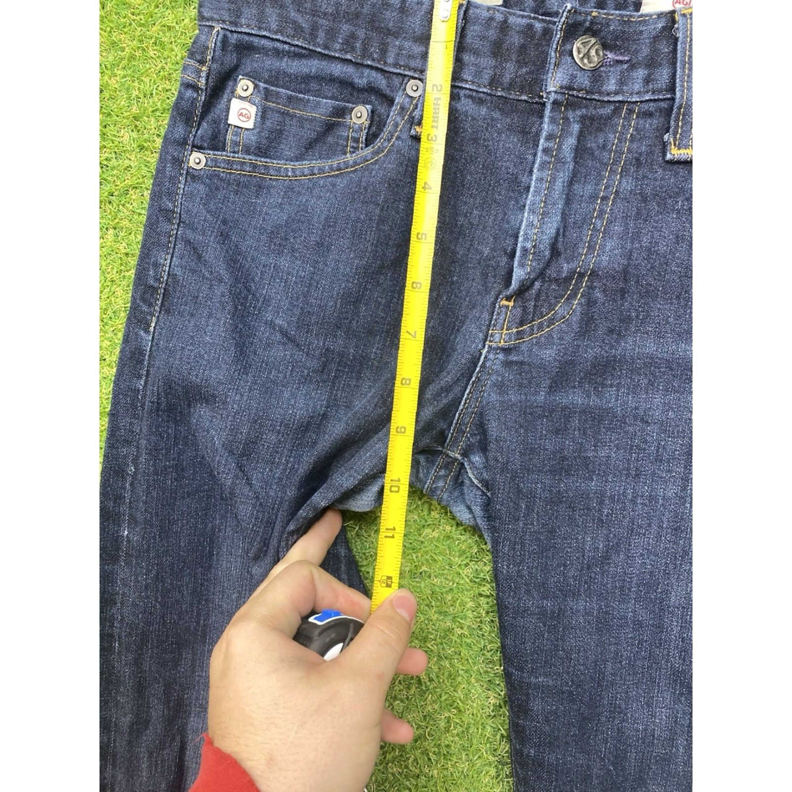 Nomad AG Adriano Goldschmied Jeans Mens Slim 30x33 The Nomad Selvedge 2000s Blue Denim Casual USA 00s Mens Jeans Size US 30 / EU 46 - 4 Thumbnail
