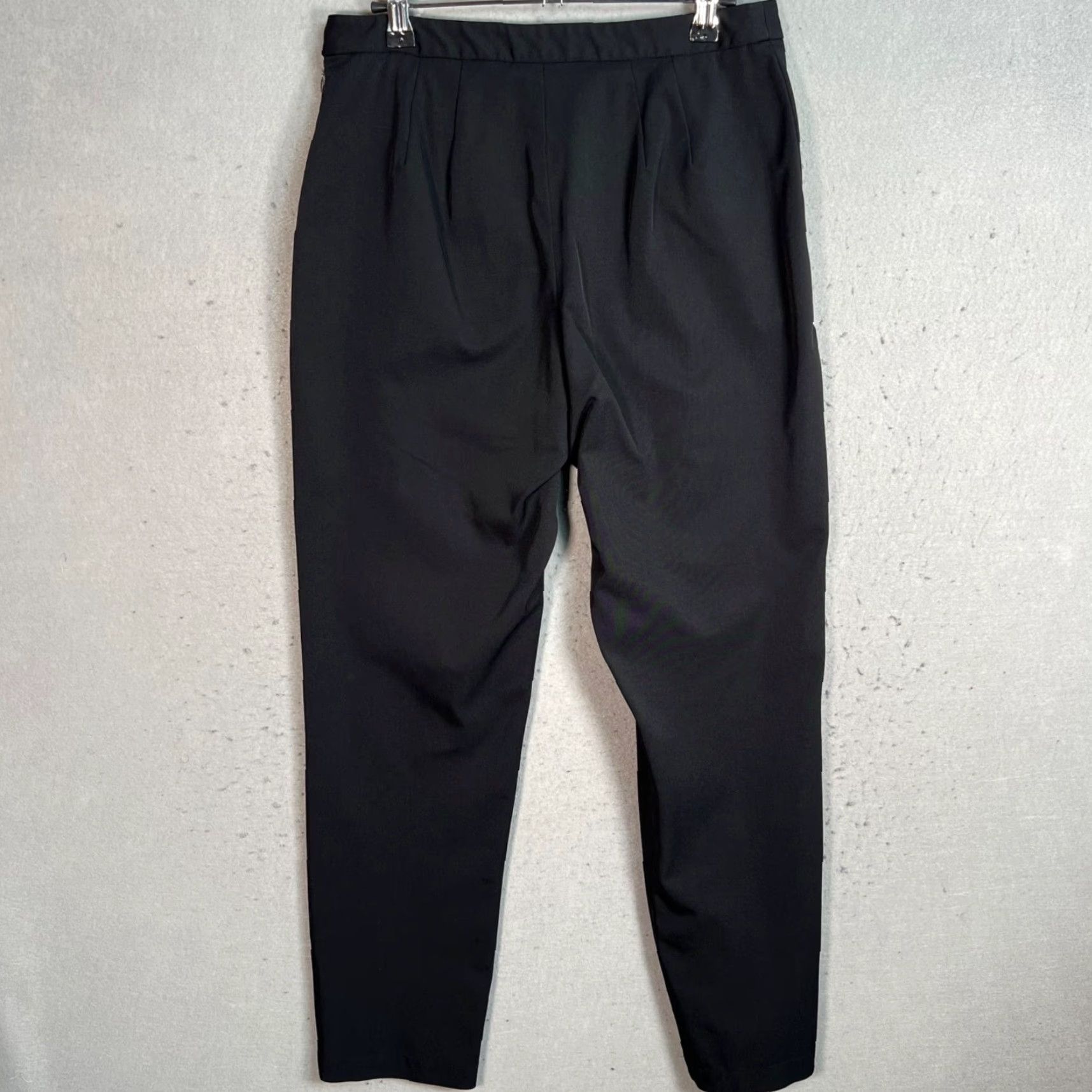 Ann Taylor Ann Taylor Black Stretch Pants Size 6 Nylon/Spandex Womens Casual Slim Fit Size 28" / US 6 / IT 42 - 2 Thumbnail