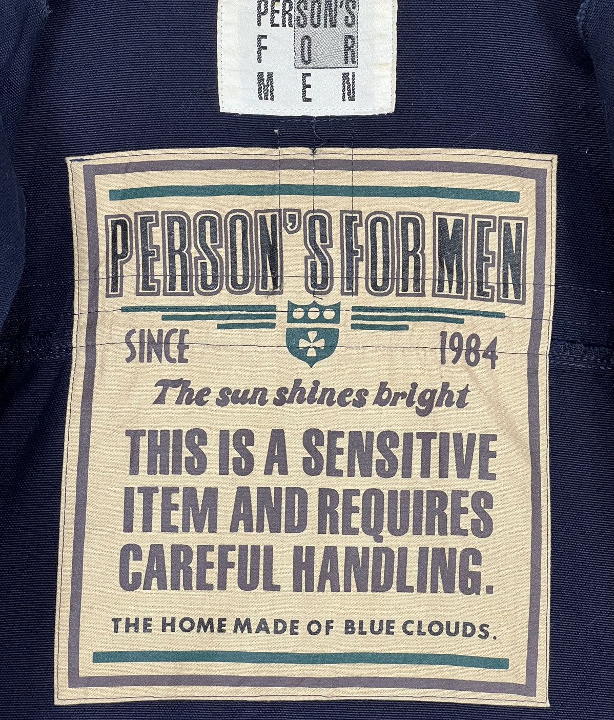 PERSON'S 90s Vintage Person’s For Men Navy Jacket Size US XL / EU 56 / 4 - 9 Thumbnail