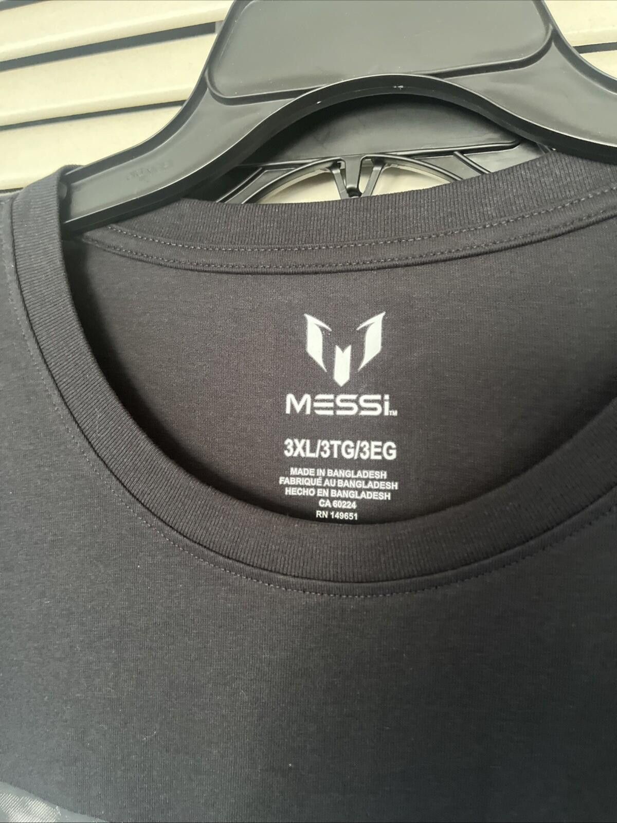 Massimo Osti LIONEL MESSI BLACK SHIRT TEE SOCCER FOOTBALL INTER MIAMI 3xl Size US XXL / EU 58 / 5 - 2 Thumbnail
