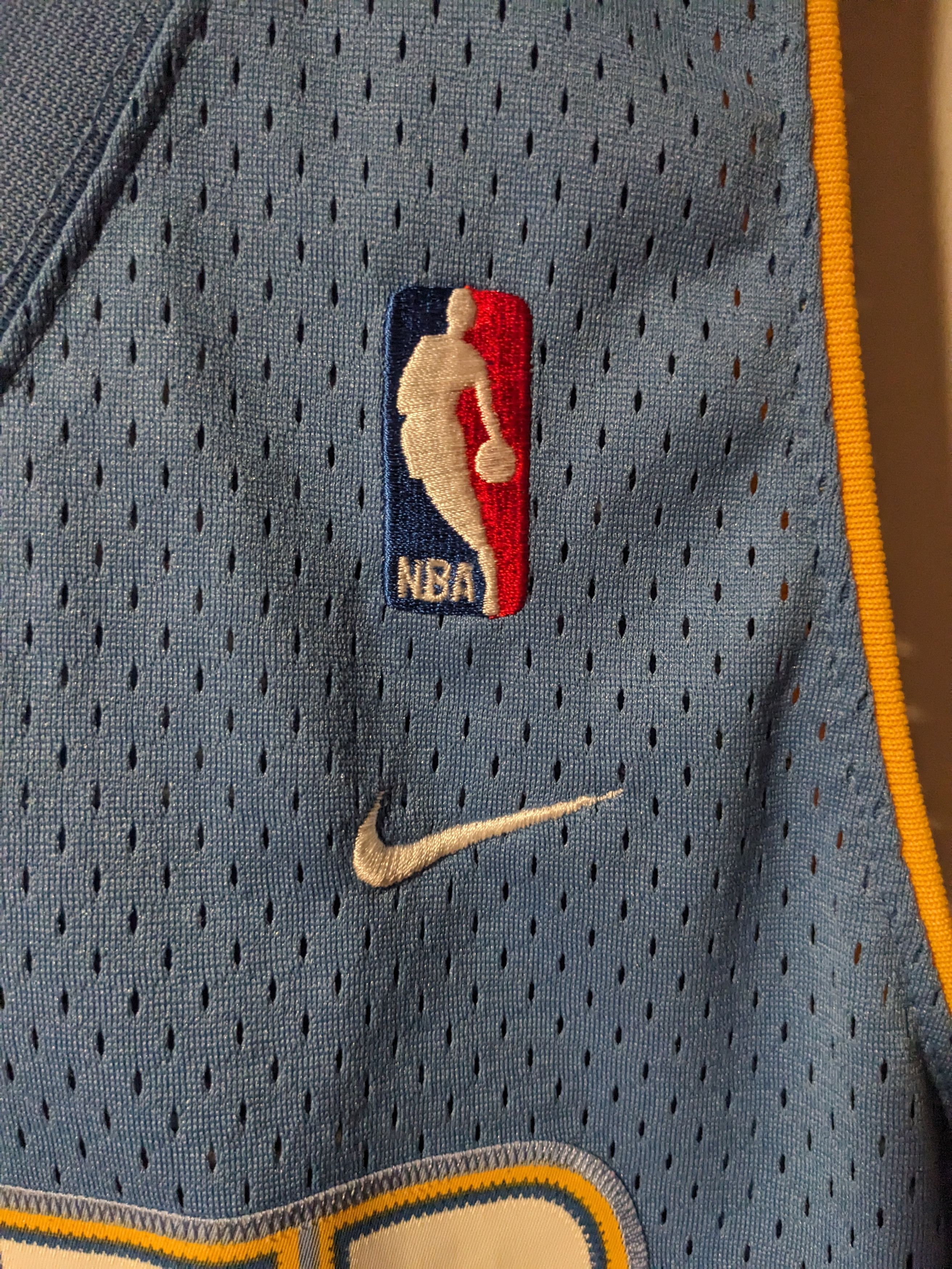 Nike × Vintage Vintage Y2k Denver Nuggets Anthony Nike Basketball Jersey Size US XL / EU 56 / 4 - 3 Thumbnail