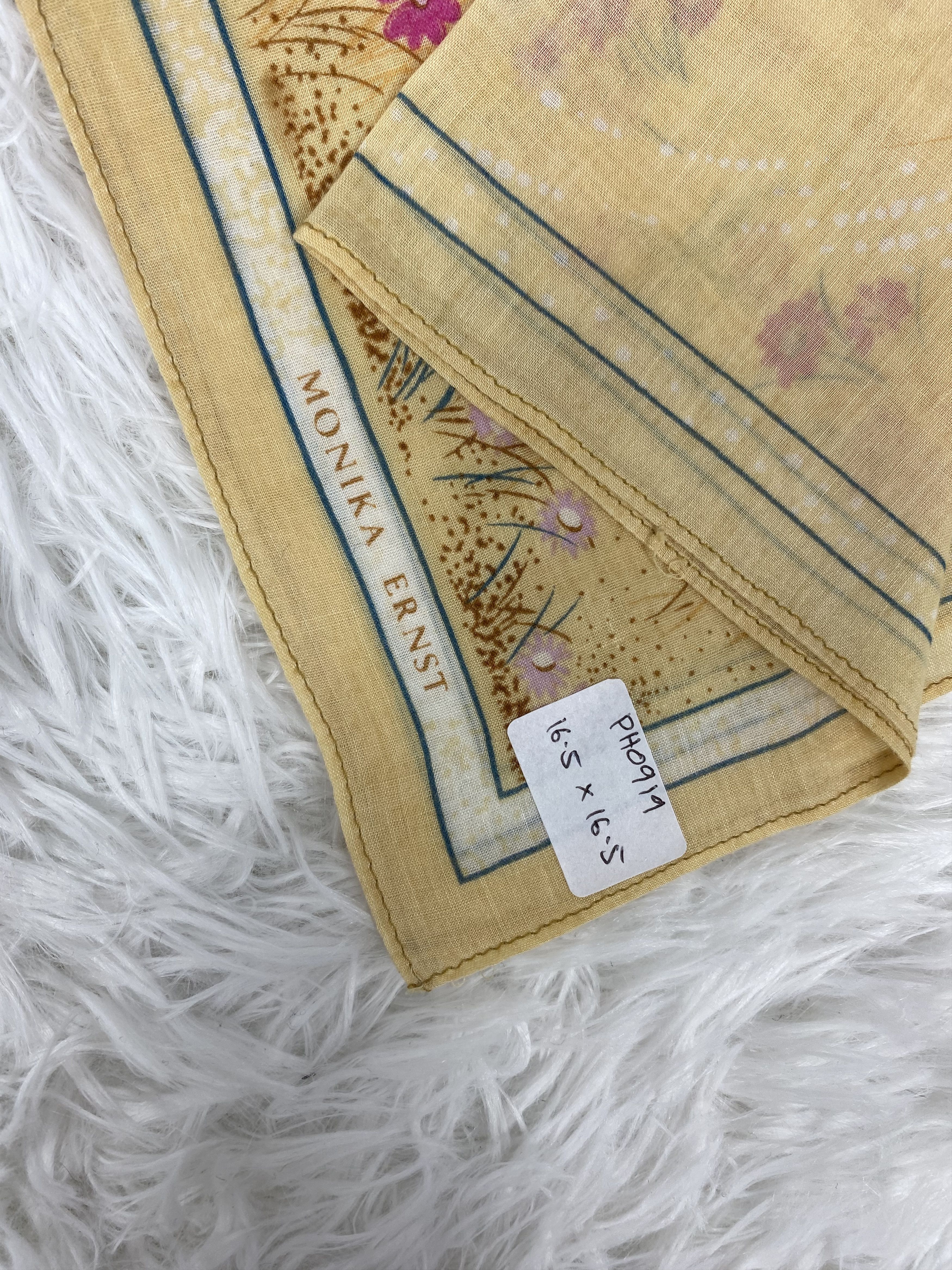 Designer × Vintage Vintage Monika Ernst Handkerchief Neckerchief PH0919 Size ONE SIZE - 2 Thumbnail