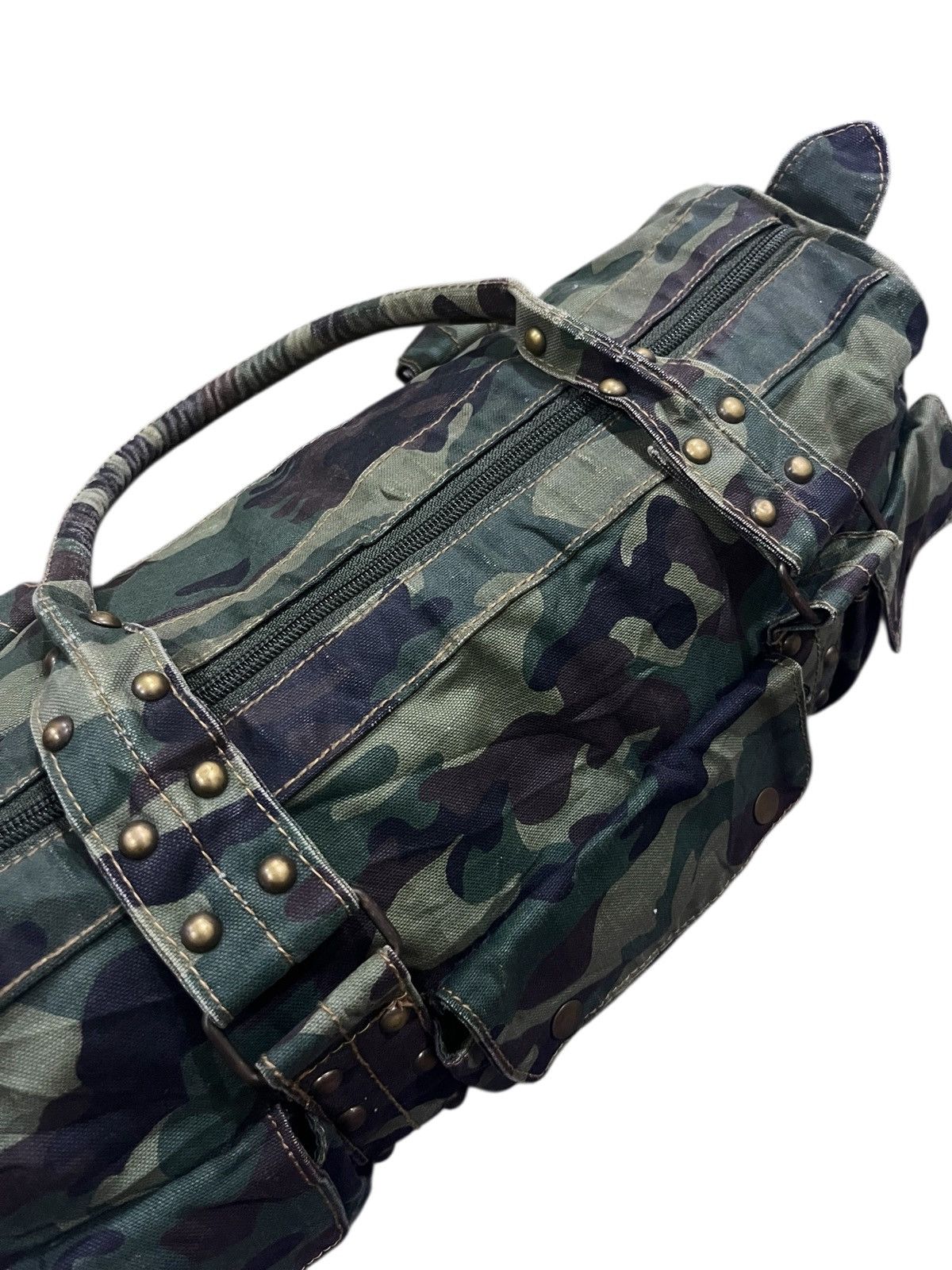 Japanese Brand vintage handle bag camo flag Size ONE SIZE - 10 Thumbnail