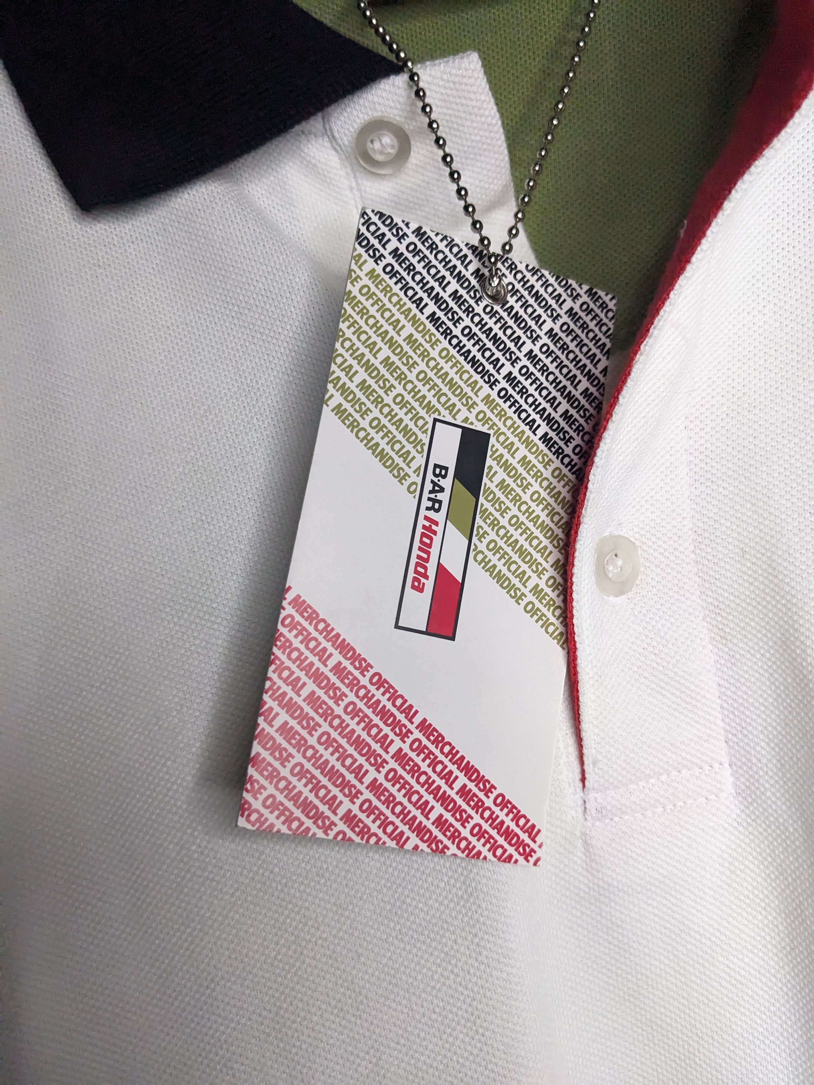 Honda VTG Bar Honda F1 Team Polo Shirt Mens Size Large 2004 NWT Size US L / EU 52-54 / 3 - 3 Thumbnail