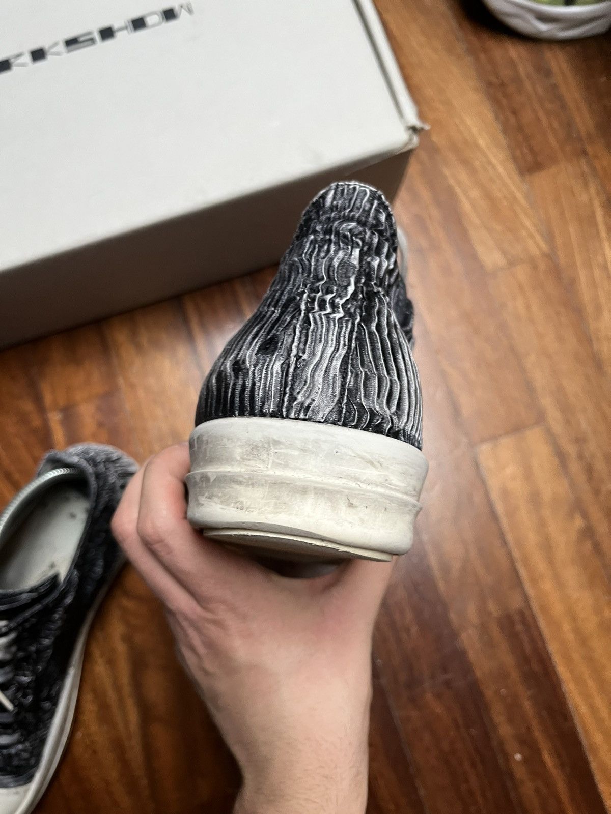 Rick Owens Drkshdw Rick Owens Ramones low top sneakers Size US 7 / EU 40 - 15 Thumbnail