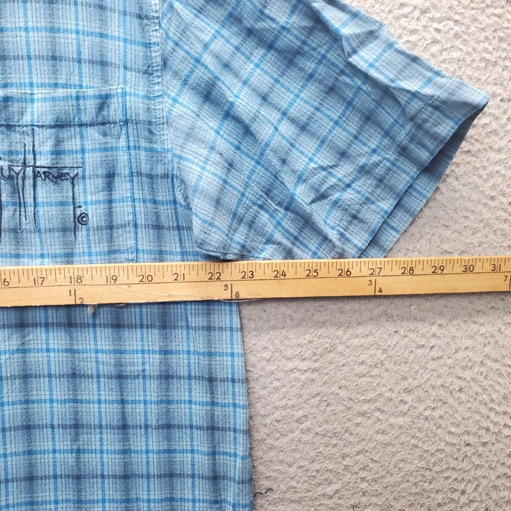 Guy Harvey Guy Harvey by AFTCO Mens L Plaid Long Sleeve Button-Up Shirt Size US L / EU 52-54 / 3 - 4 Thumbnail