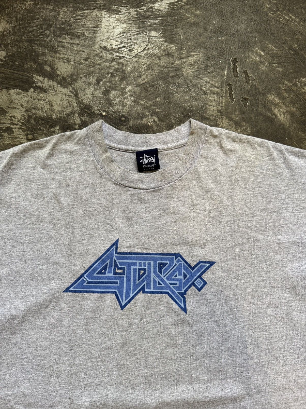 Stussy VINTAGE 90’S STUSSY ANTHRAX LOGO GREY T SHIRT Size US XL / EU 56 / 4 - 3 Thumbnail