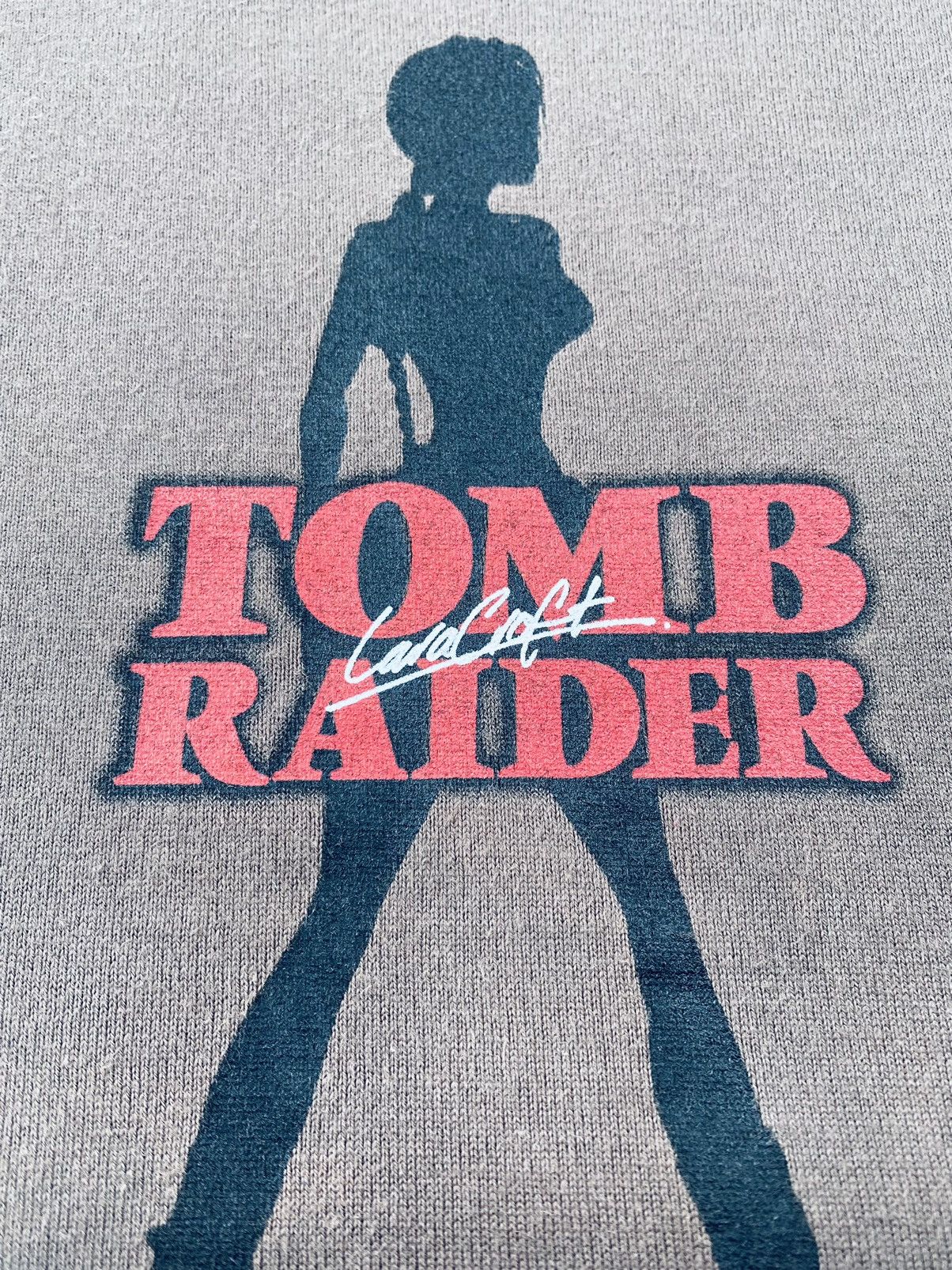 Japanese Brand Vintage Anime Game Tomb Raider Signature Ringer Tees Size US S / EU 44-46 / 1 - 4 Thumbnail