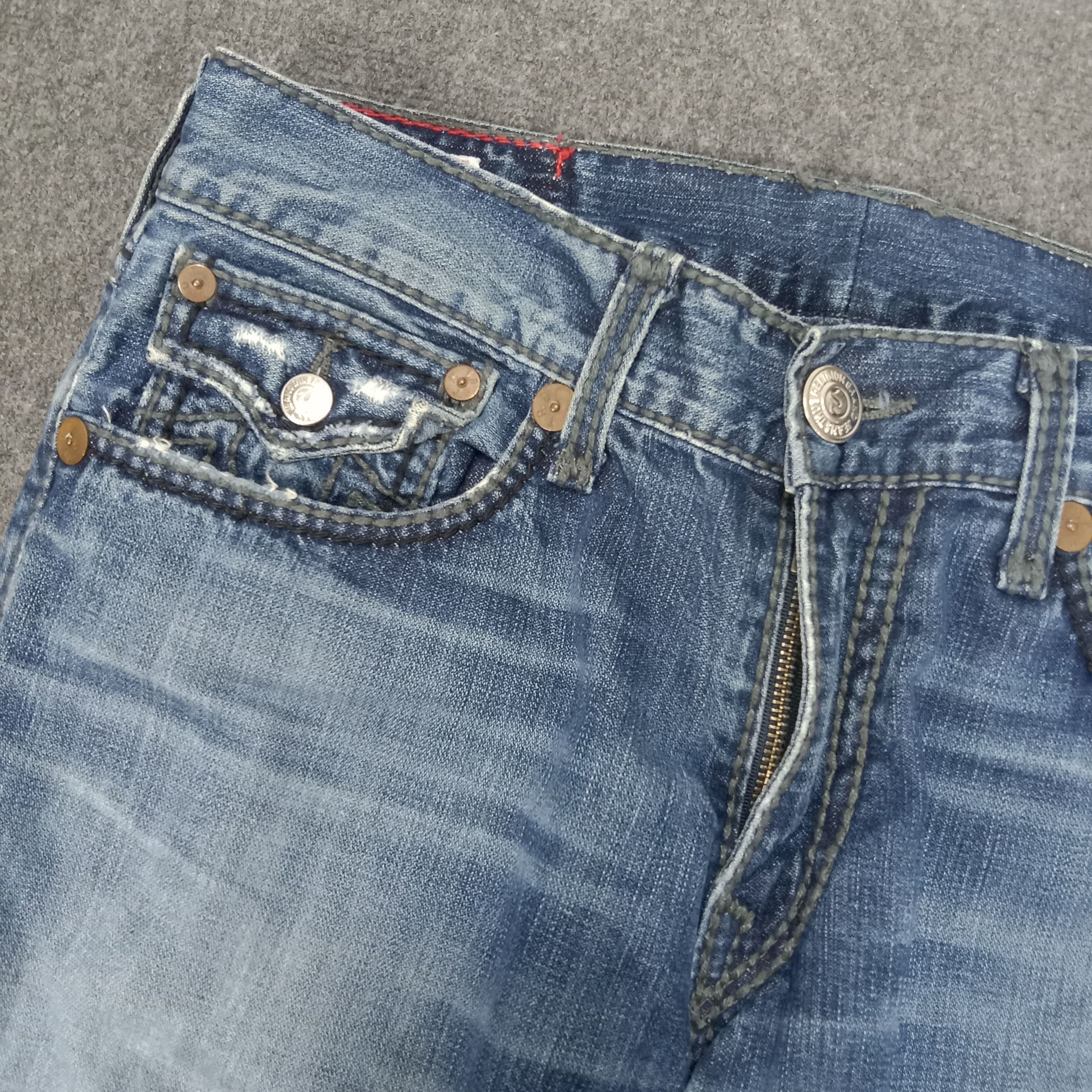 True Religion × Vintage True Religion American Brand Distressed Denim Jeans Size US 35 - 8 Thumbnail