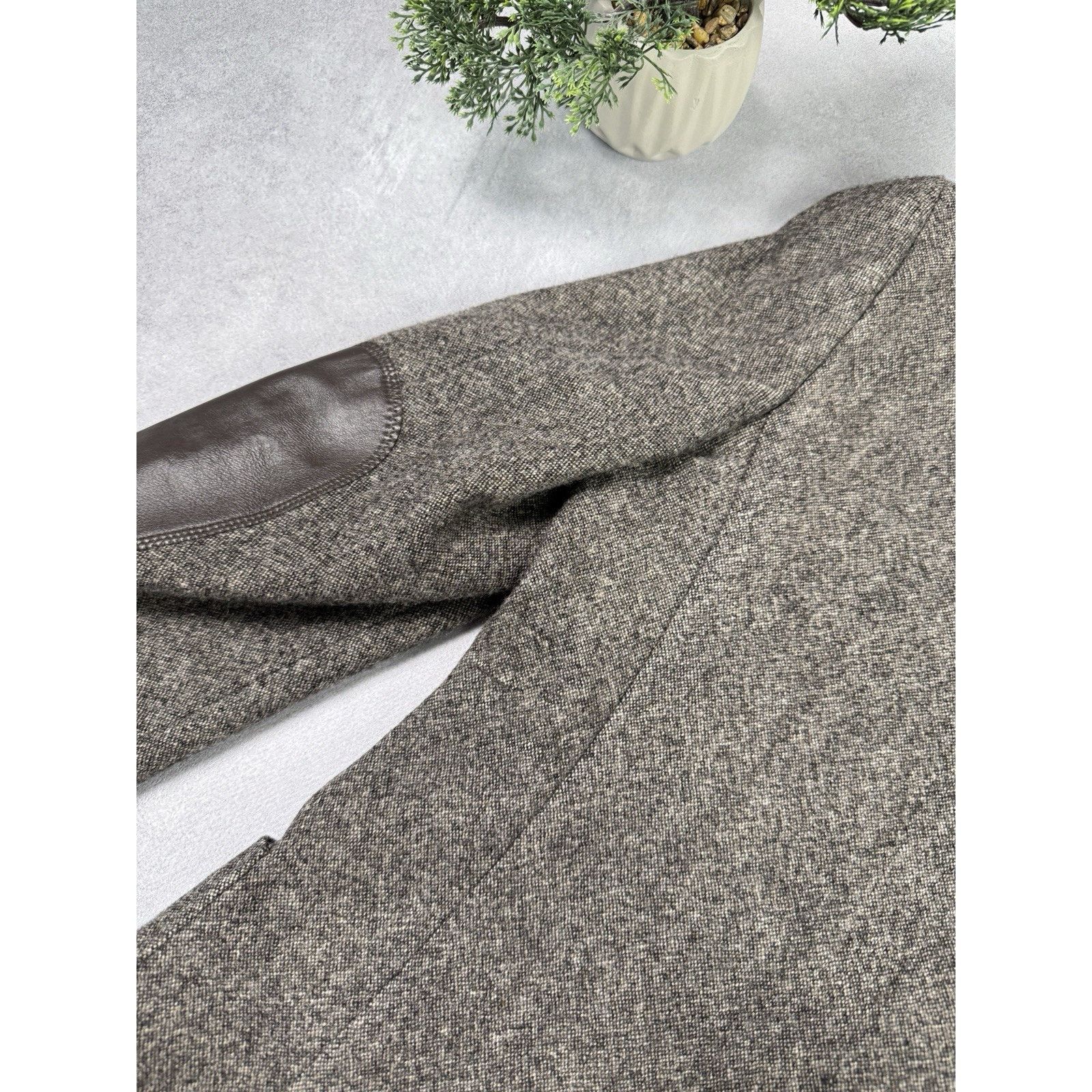 Donna Karan DNKY Donna Karan Men Wool Blazer Brown Size 40”/110cm Jacket Size 40R - 18 Thumbnail