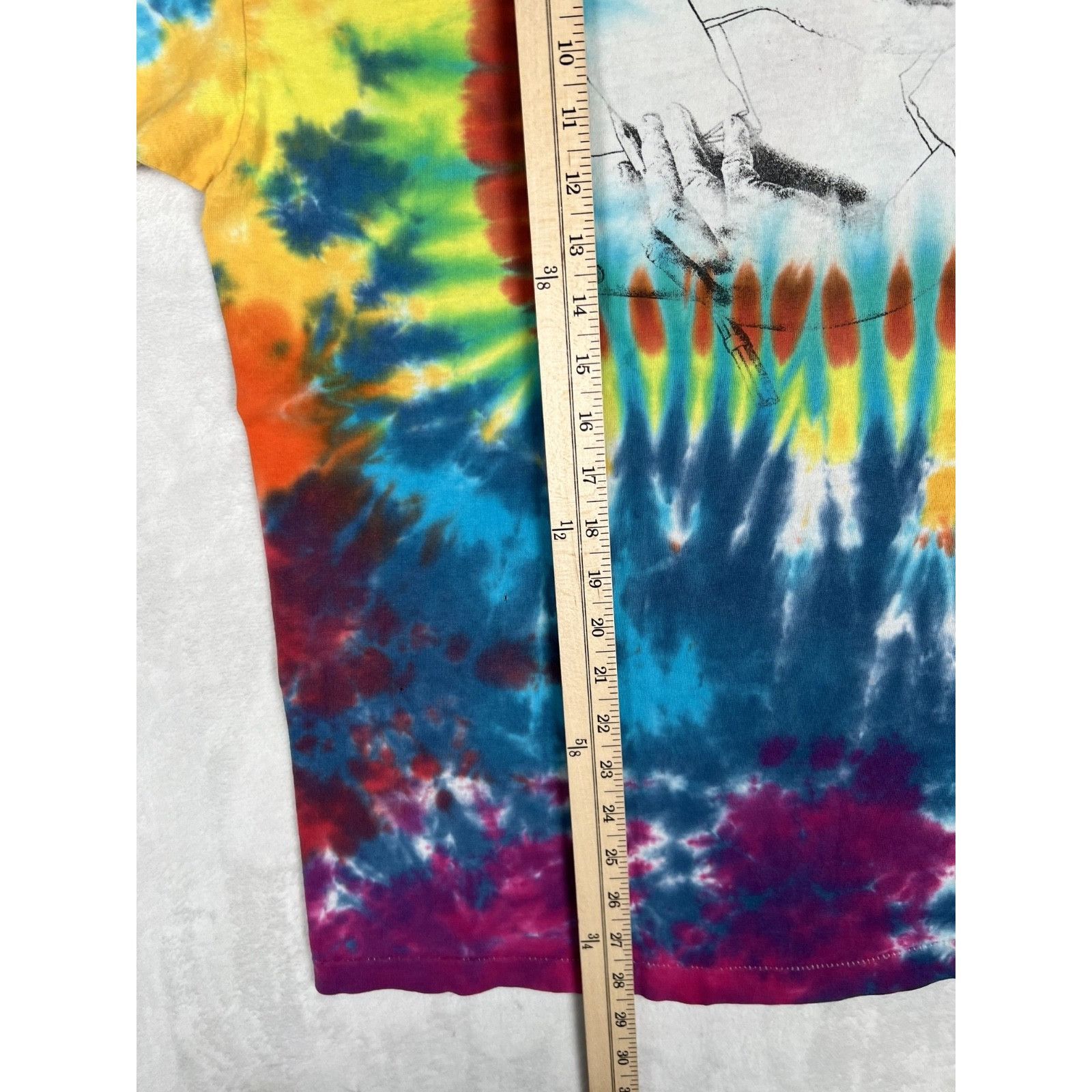 Vintage Vintage MC Escher Tie Dye T-Shirt Size XL Single Stitch Draw Size US XL / EU 56 / 4 - 7 Thumbnail
