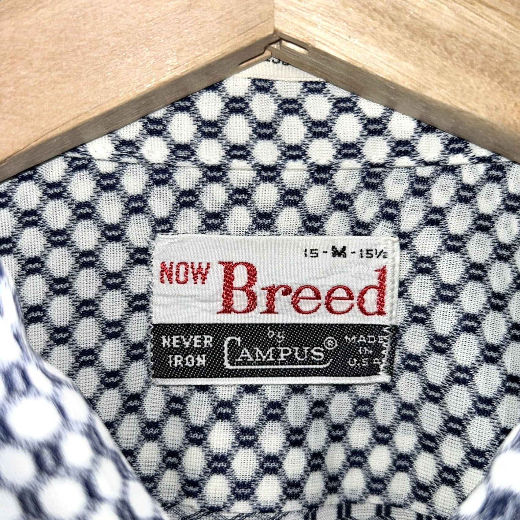 Vintage VINTAGE Campus Button-Down Shirt USA Made Ivory M Mens Fit Classic Striped Long Sleeve Collared Casual Workwear 2000s Era Trend Size US M / EU 48-50 / 2 - 5 Thumbnail