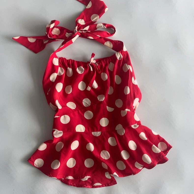 Vivienne Westwood Vivienne Westwood Polka Dot Halter Top - dmc Size US S / EU 44-46 / 1 - 1 Thumbnail