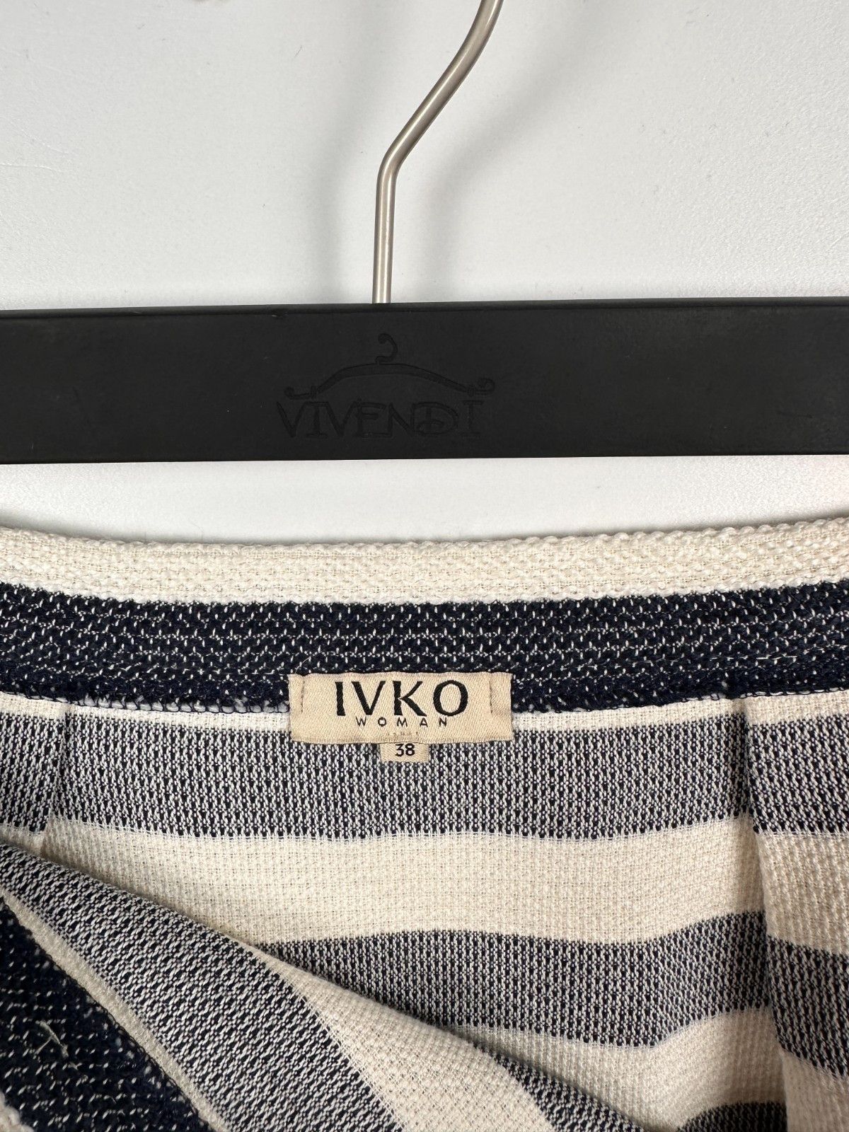 Other IVKO A-Line Skirt Tan Floral Striped Size 38 Cotton Size 26" / US 2 / IT 38 - 8 Thumbnail
