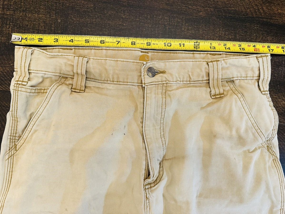 Carhartt Carhartt Tan Men's Shorts Size 34x9.5 Relaxed Fit-Spots- Size US 34 / EU 50 - 4 Thumbnail