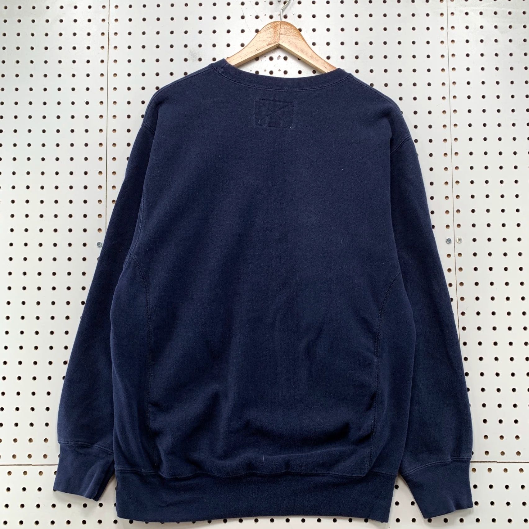 Vintage VINTAGE Steve & Barry's Navy Sweatshirt Mens M Heavyweight Embroidered US Army Graphic Print Cotton Fleece Size US M / EU 48-50 / 2 - 2 Thumbnail