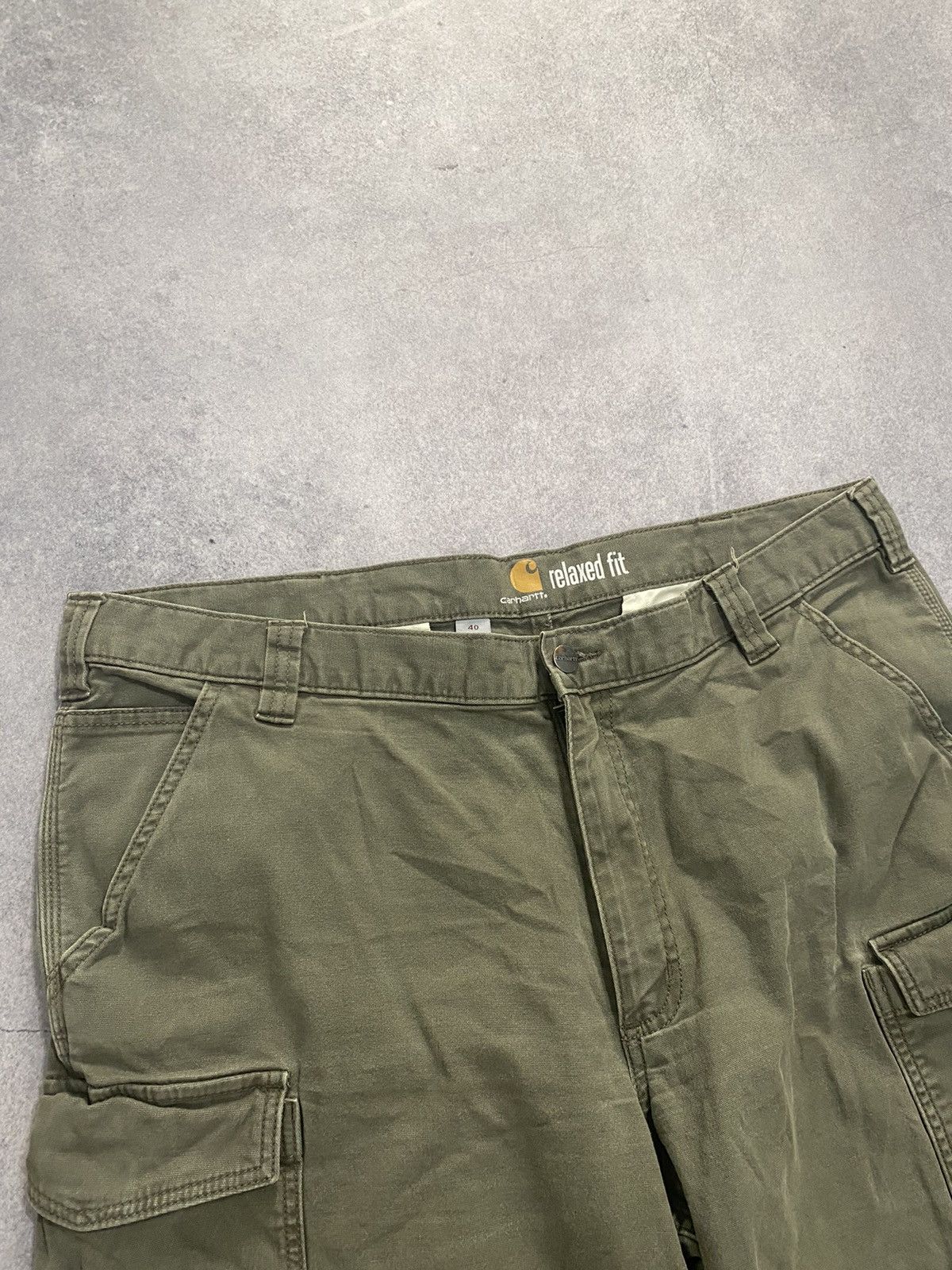 Carhartt × Vintage Vintage Carhartt Cargo Shorts Relaxed Fit Size US 40 / EU 56 - 5 Thumbnail