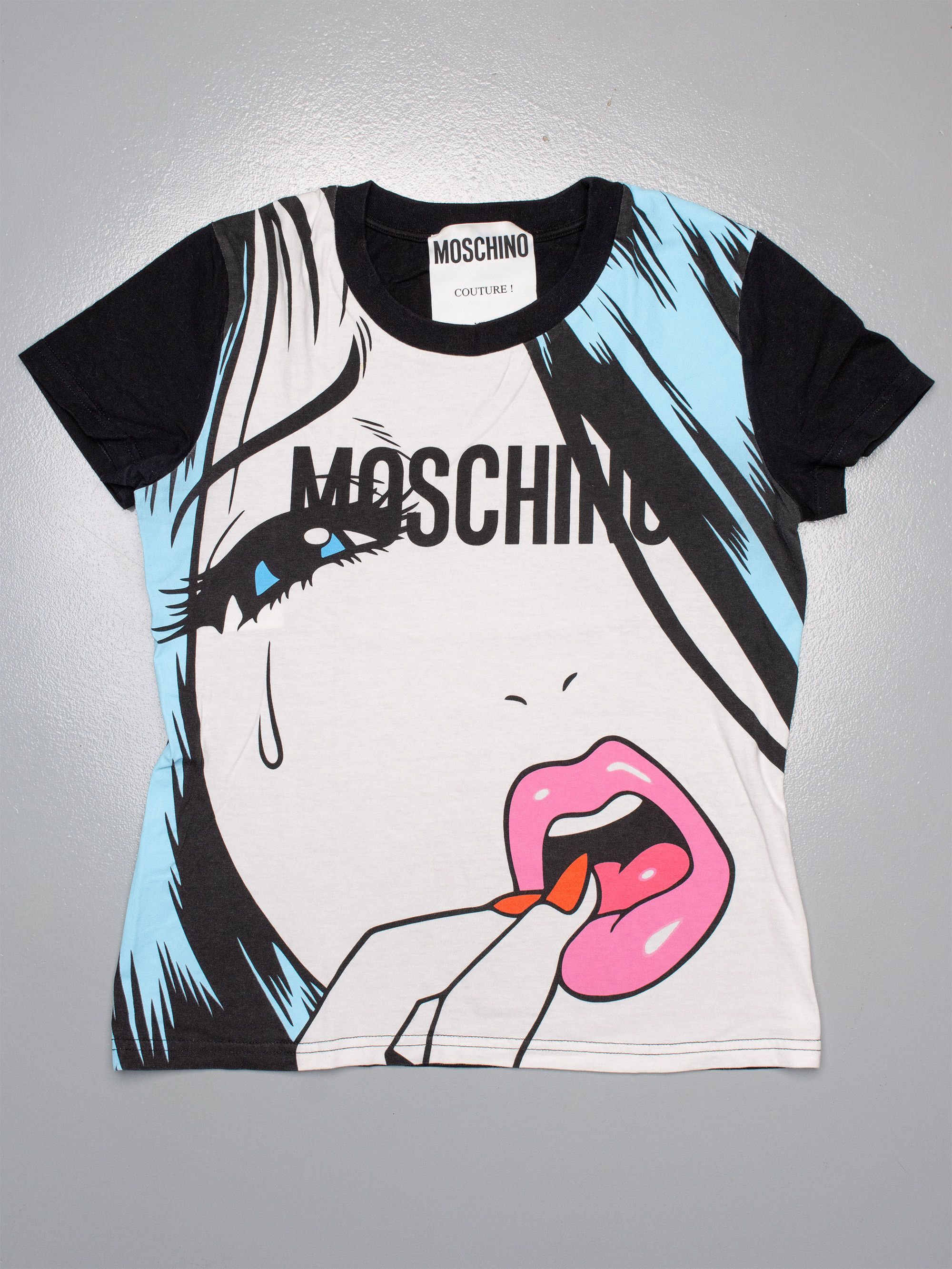 Moschino Moschino by Jeremy Scott X Ben Frost AW18 graphic t-shirt Size M / US 6-8 / IT 42-44 - 1 Thumbnail