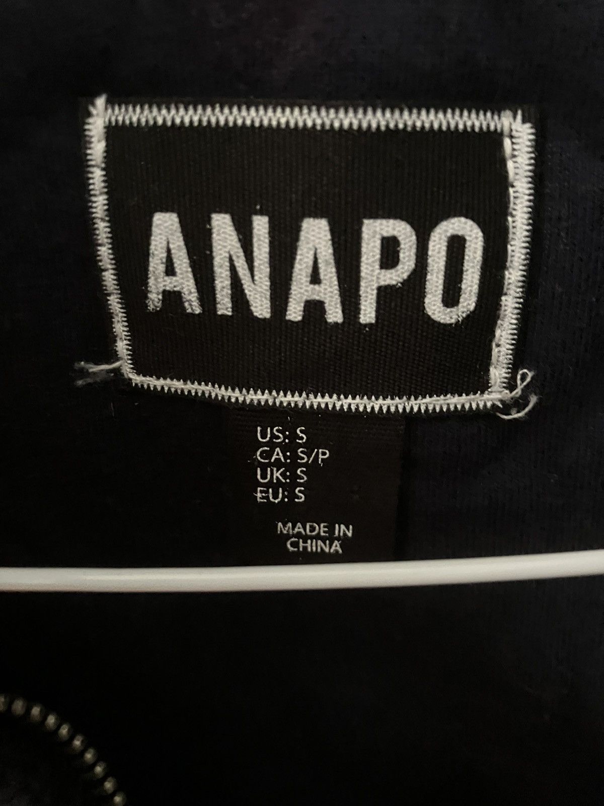 Other Anapo Cable Knit Full Zip Puffer Vest Navy Blue Small Size US S / EU 44-46 / 1 - 2 Thumbnail