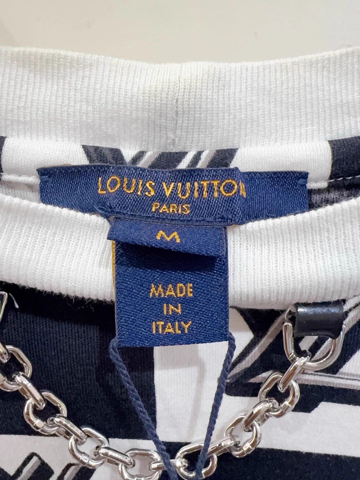 Louis Vuitton Lv Damier Check Short Sleeve T-Shirt M NWT Size M / US 6-8 / IT 42-44 - 2 Thumbnail