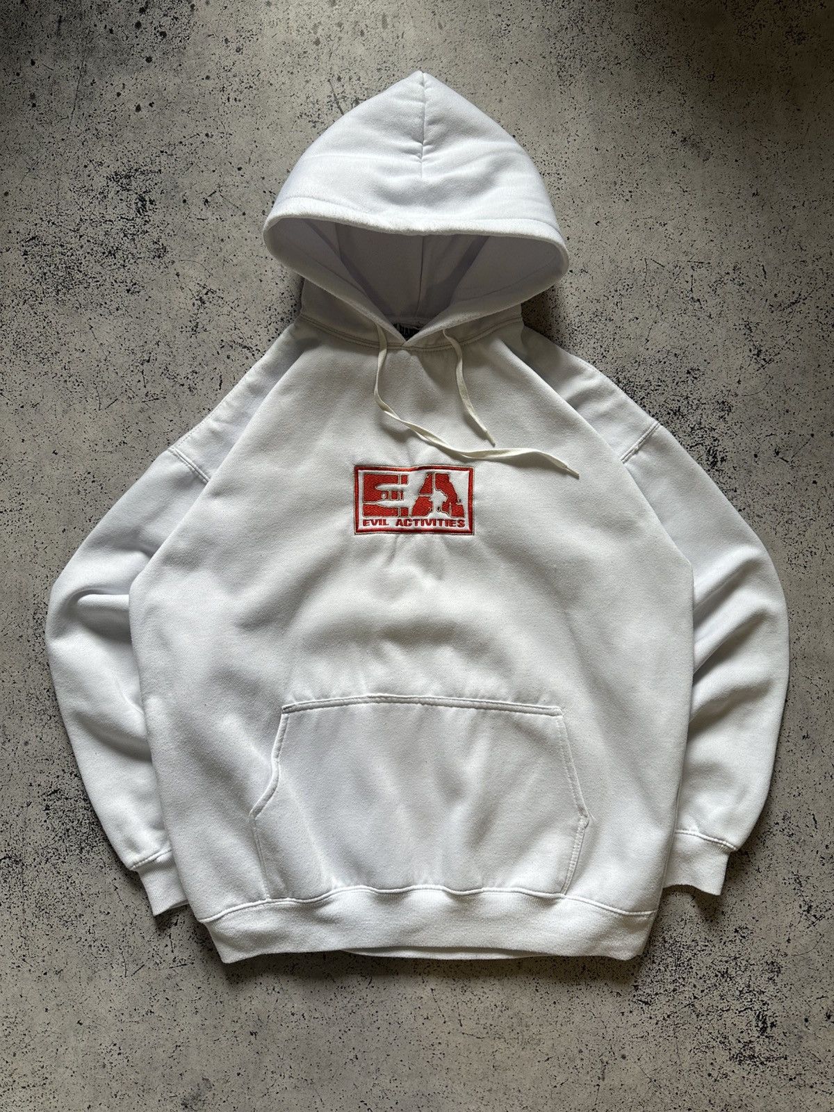 Bicycle × Tribal Streetwear × Vintage Vintage Hardcore Industries Tribal Logo Hoodie Y2K USA Size US S / EU 44-46 / 1 - 1 Thumbnail