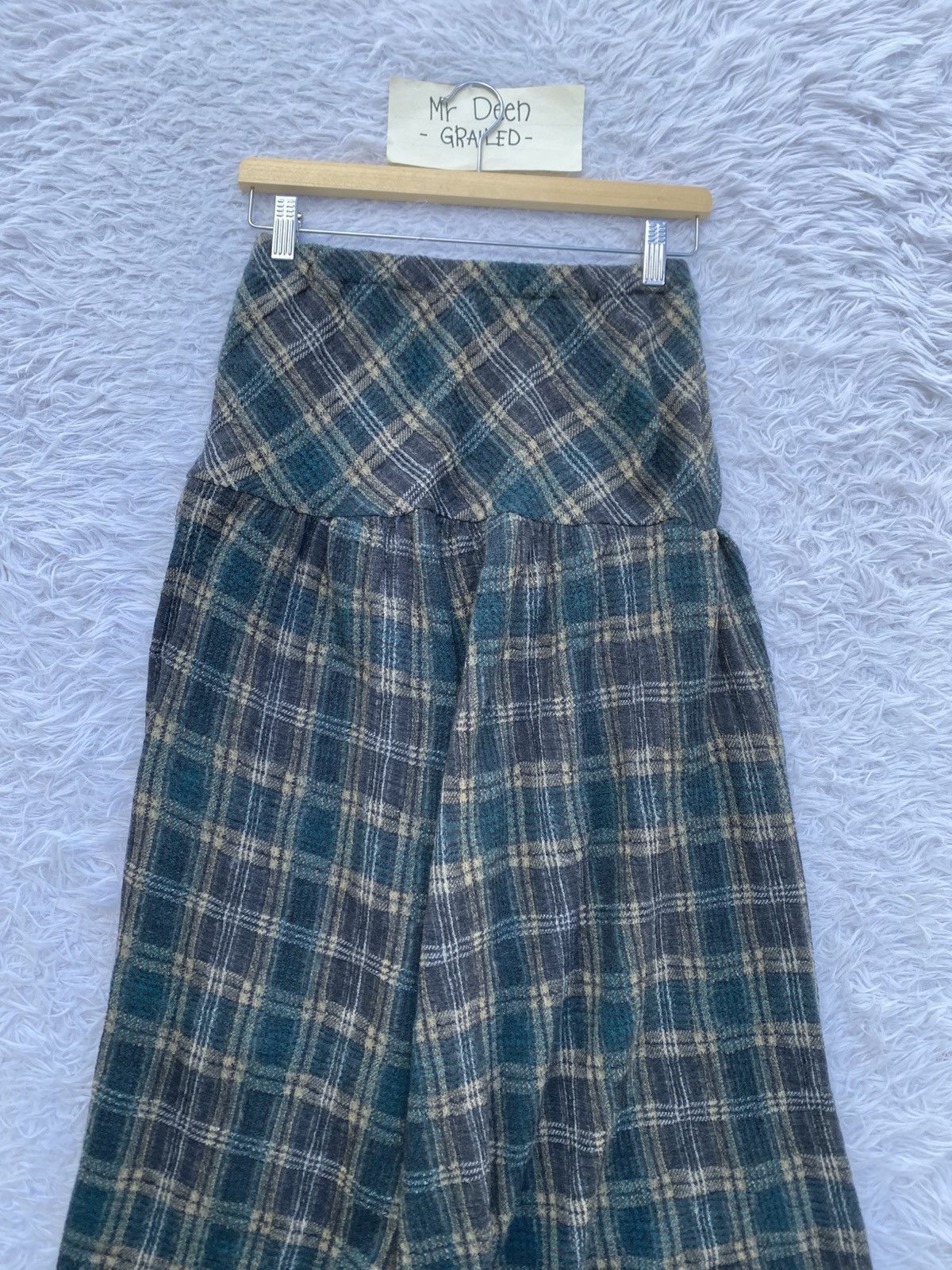 Issey Miyake Rare Vintage 90s Issey Miyake Plantation Midi Skirt Size 22" - 13 Thumbnail