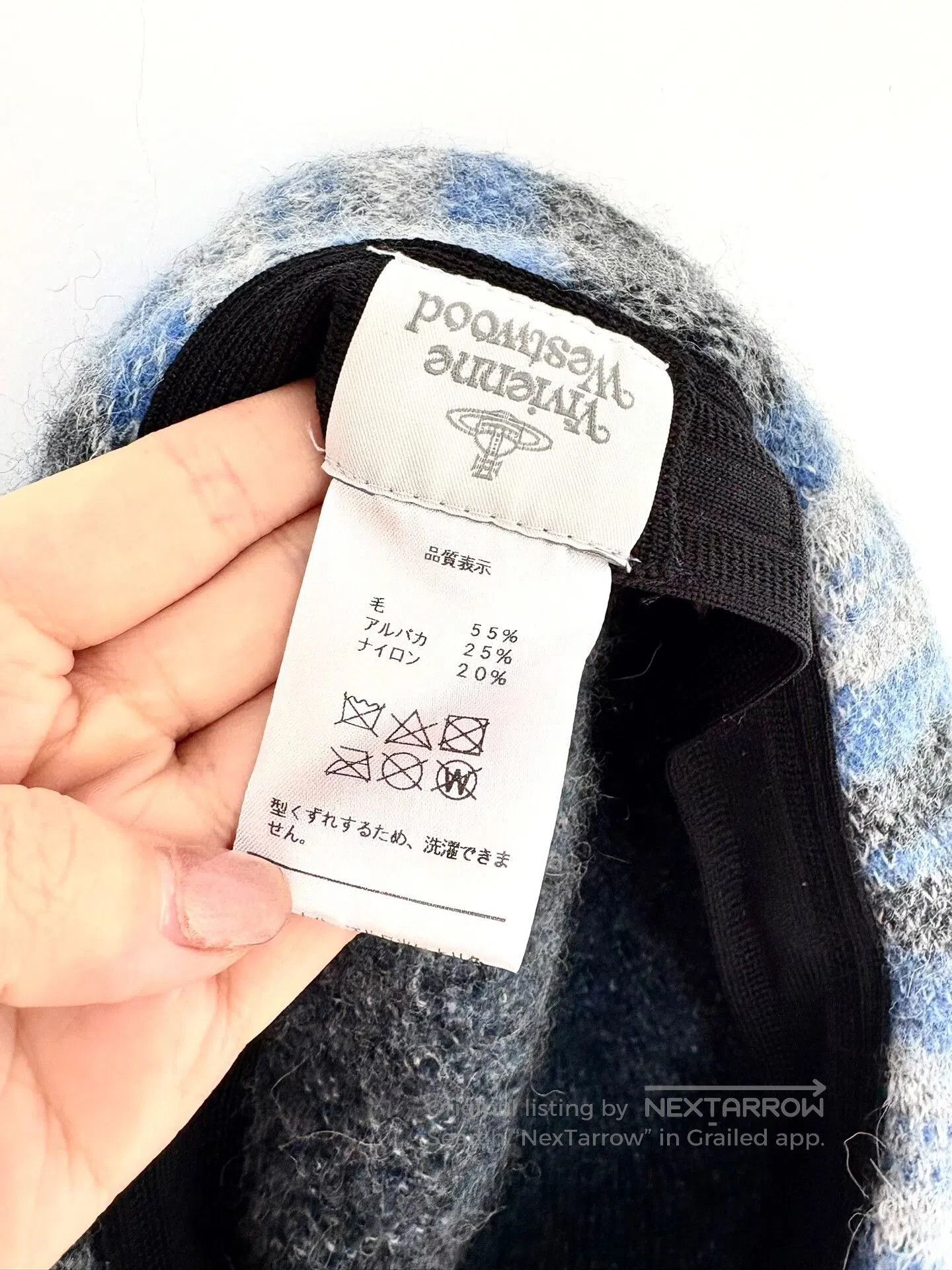 Vivienne Westwood Vivienne Westwood Vintage Gray Blue Plaid Beret. Size ONE SIZE - 7 Thumbnail