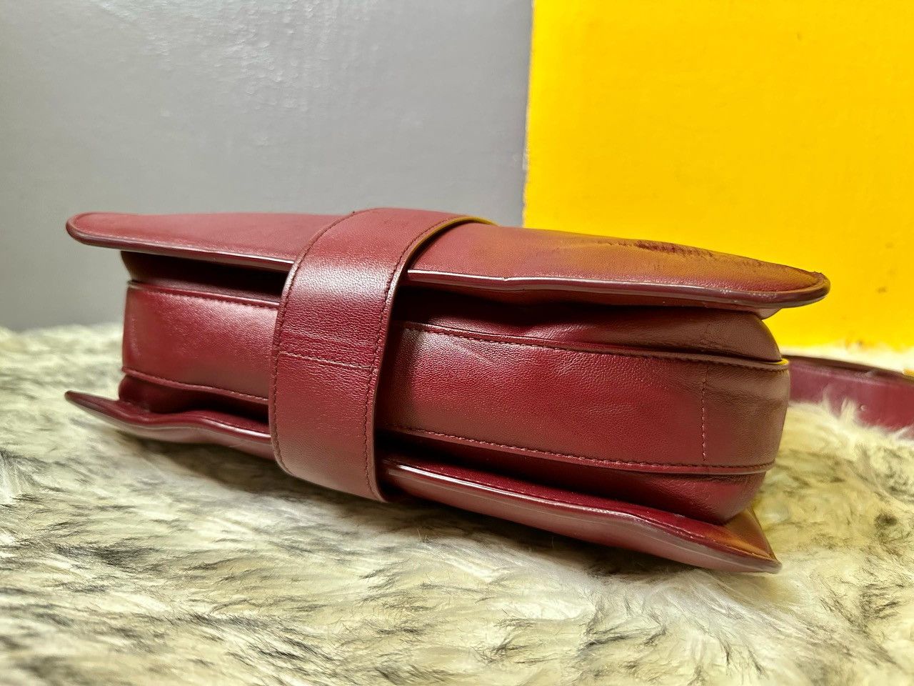 Bottega Veneta Authentic Bottega Veneta Nappa Medium Marie Bordeaux Leather Size ONE SIZE - 6 Thumbnail