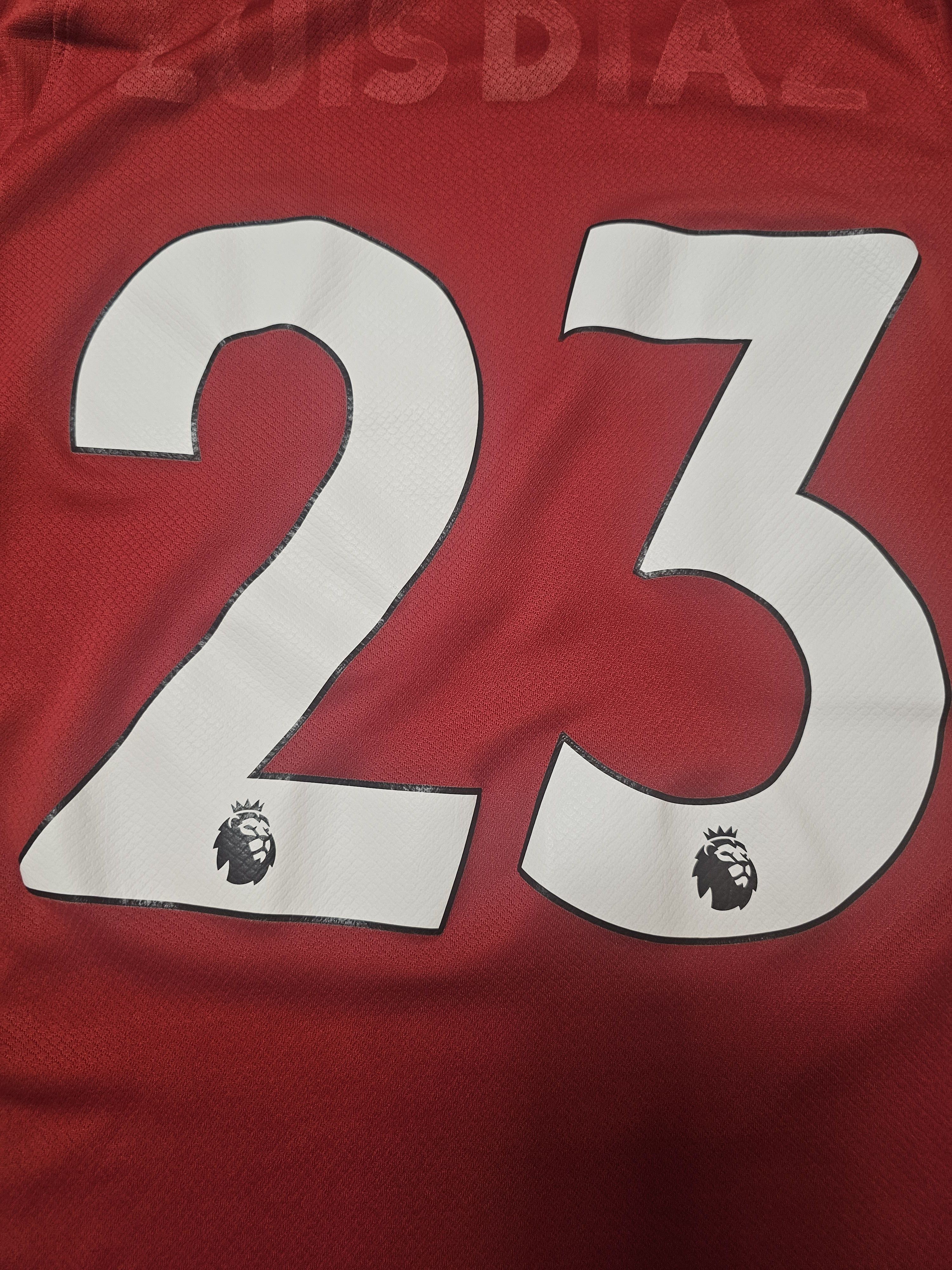 Nike LIVERPOOL 2022 2023 HOME DIAZ FOOTBALL SOCCER JERSEY Size US XS / EU 42 / 0 - 7 Thumbnail