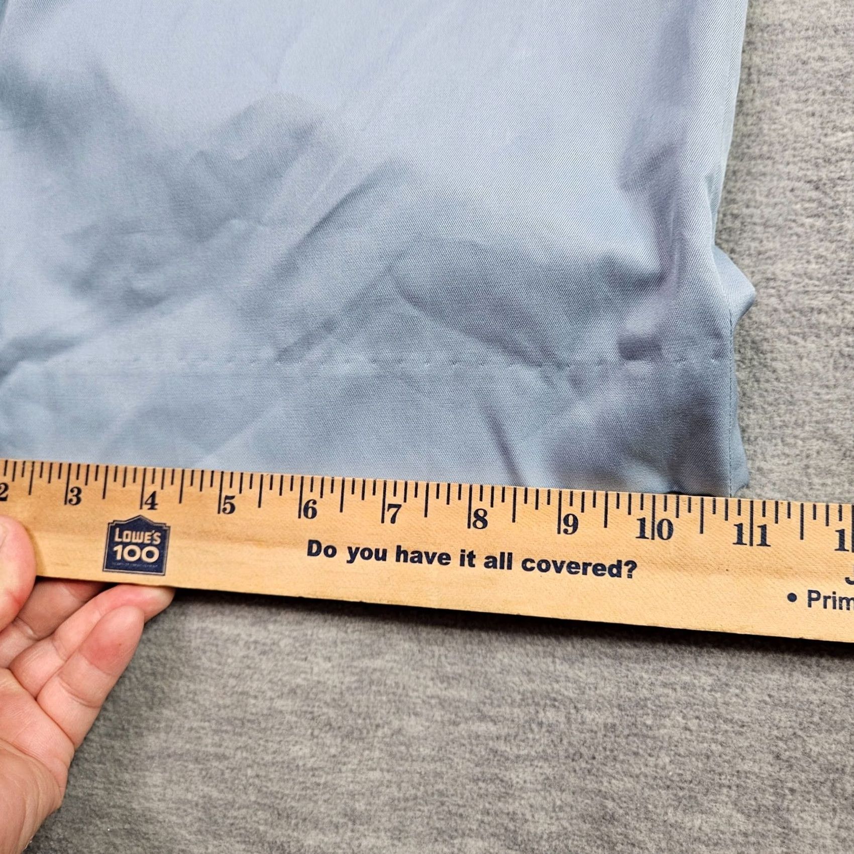 Vintage Tomorrowland Women's Light Blue Pleated Wide Leg Pant Sz 38 Size 26" / US 2 / IT 38 - 6 Thumbnail
