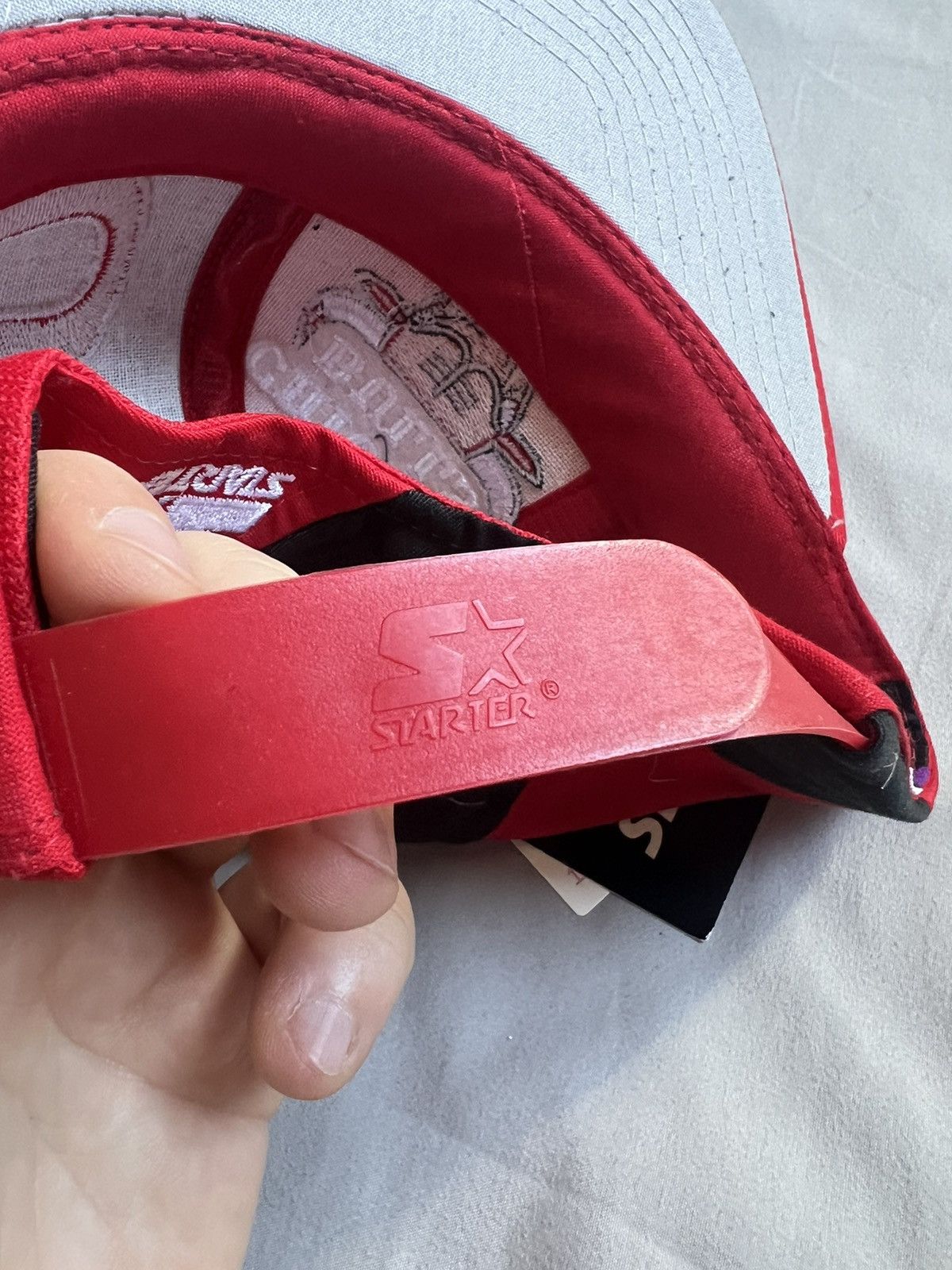 NBA × Starter × Vintage Chicago Bulls deadstock vintage Starter hat Size ONE SIZE - 6 Thumbnail