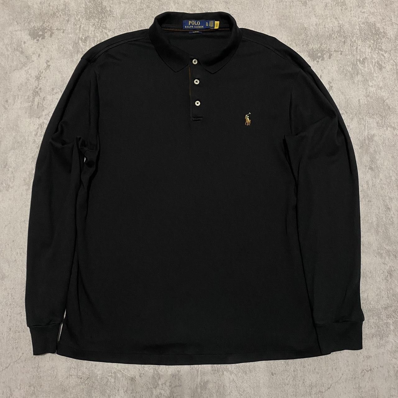 Polo Ralph Lauren Black Polo Ralph Lauren long sleeve polo shirt Size US XL / EU 56 / 4 - 1 Thumbnail
