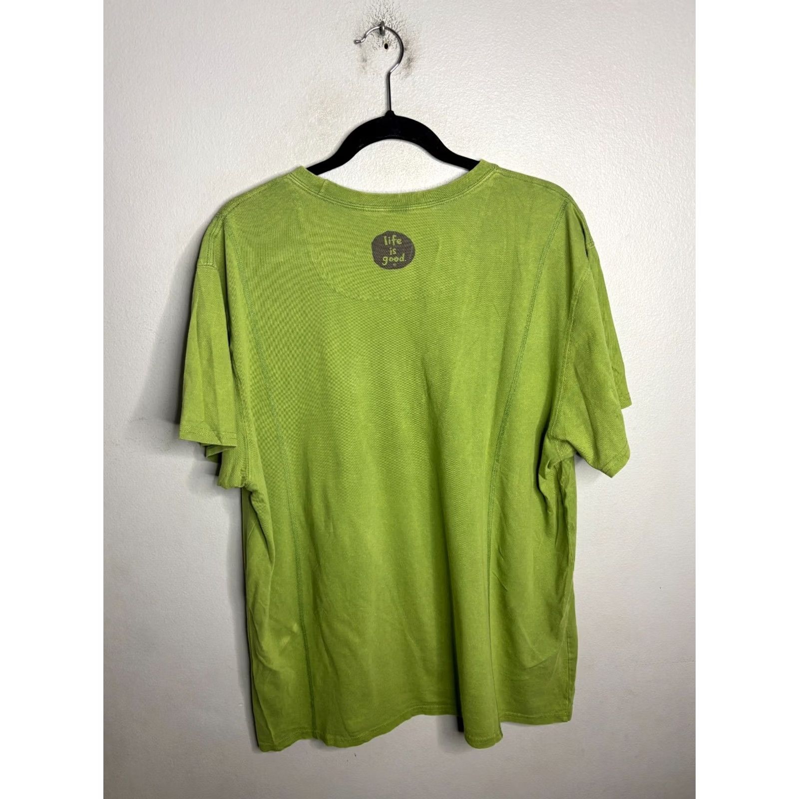 Life is Good Life is Good Football Go Long T-Shirt Men's XL Teal Green Graphic Print Outdoor Size US L / EU 52-54 / 3 - 4 Thumbnail
